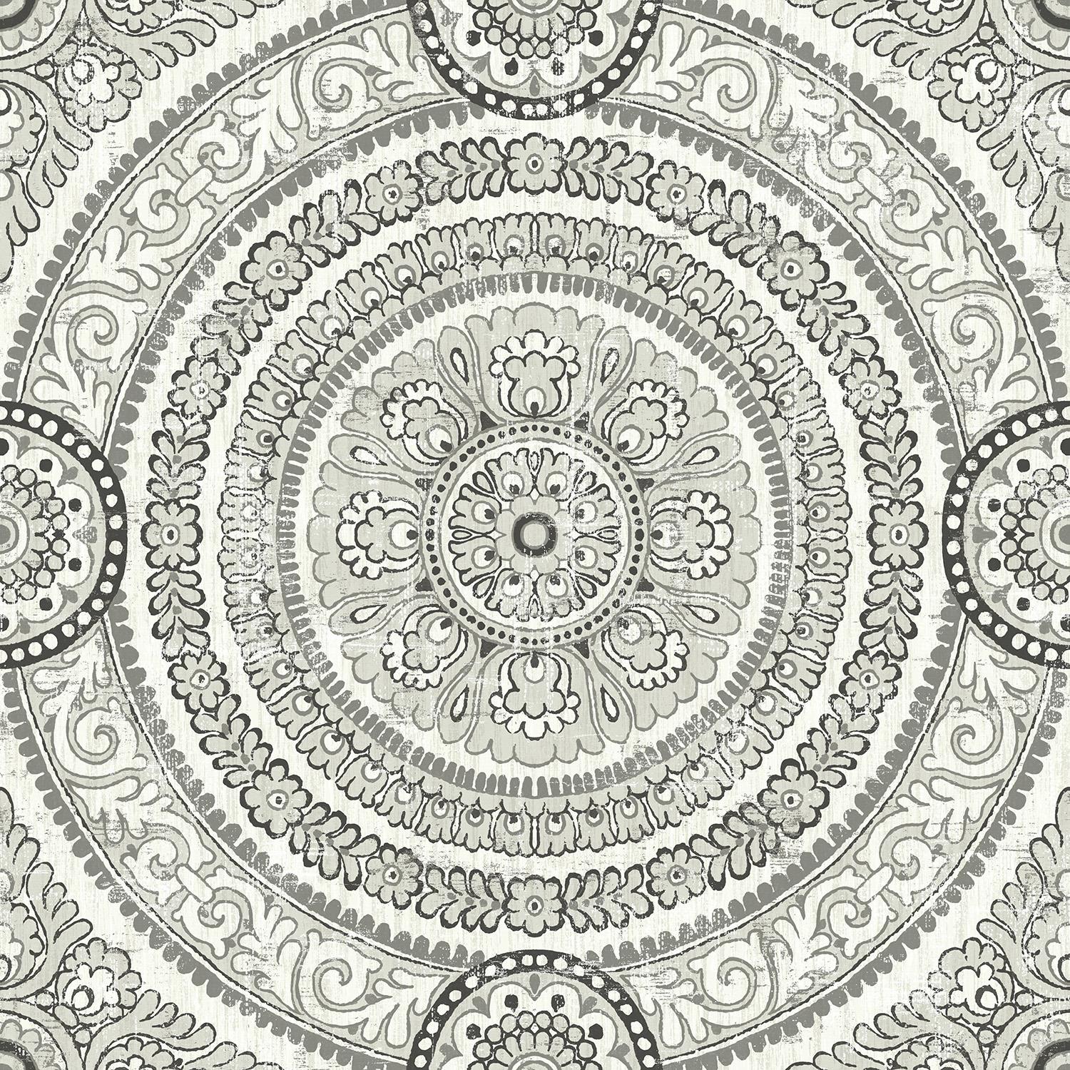 Caspia Damask Wallpaper Classic Stylish Acrylic Coated Feature Wall Decor - Picture 2 of 26