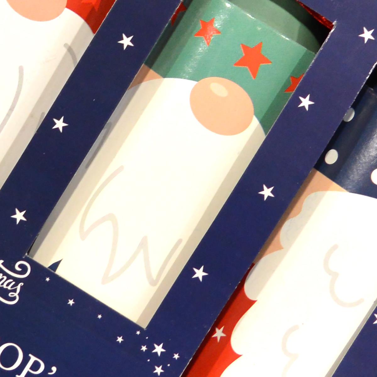 Pull Pop Christmas Crackers Gonks Gingerbread Man Or Santa And Friends - Picture 12 of 12