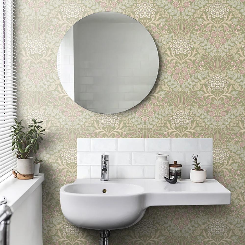 Grandeco Arts Floral Wallpaper Flowers Naturistic Leaves Textured Paste The Wall - Picture 12 of 42