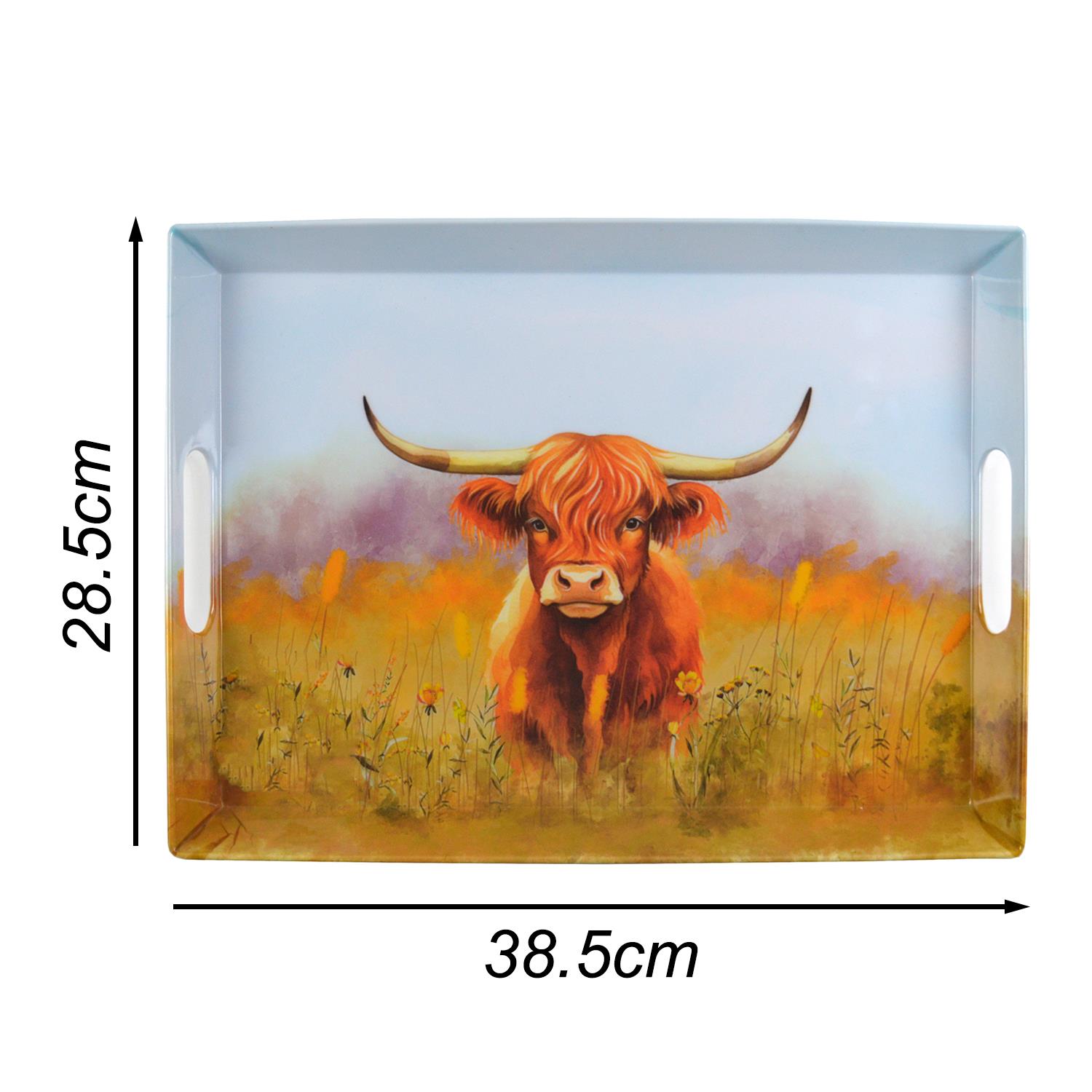 Accessori cucina pranzo a tema mucca Highland tazze vassoi sottobicchieri tovagliette - Foto 15 di 72