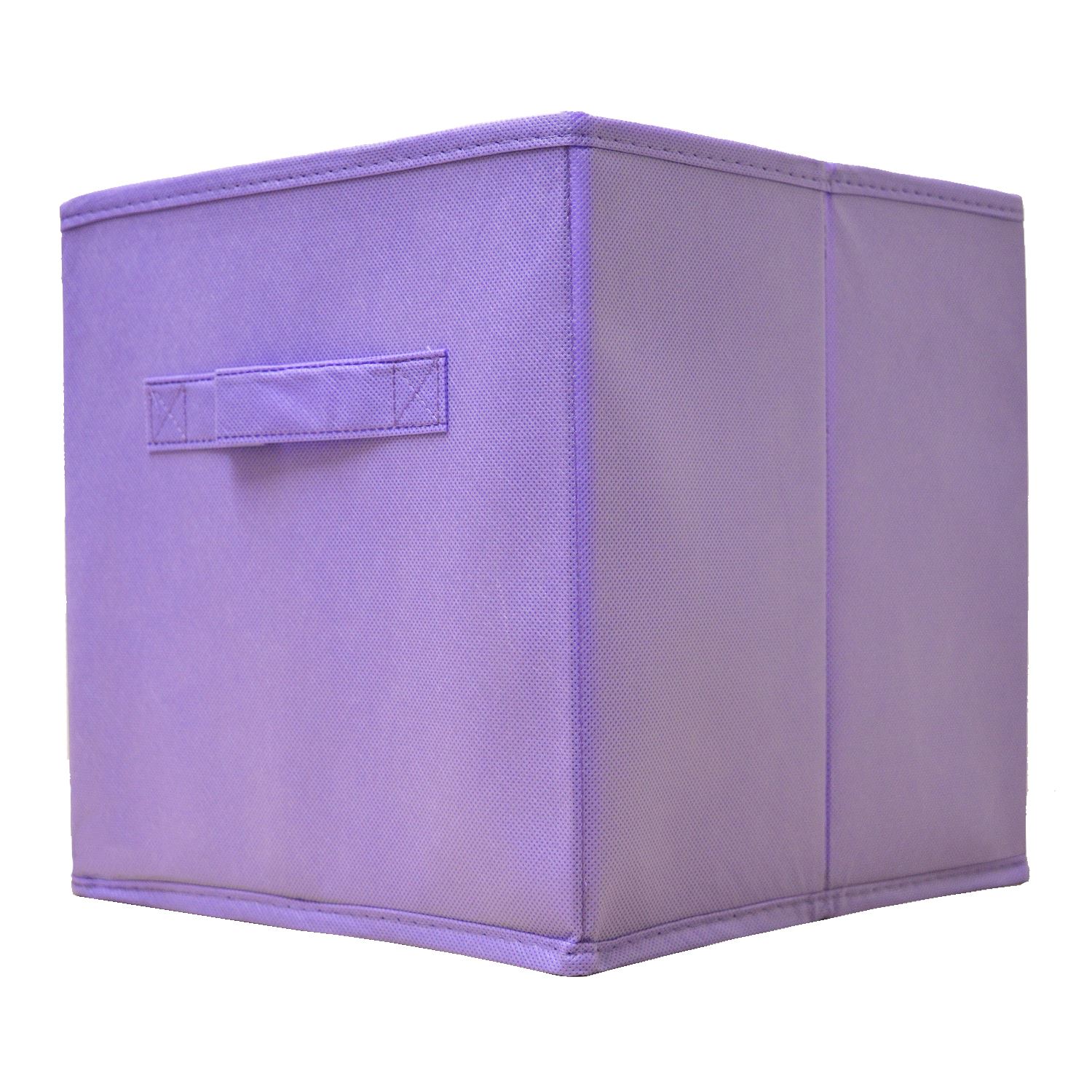 Pack of 4 Folding Storage Boxes Purple Space Saver Home Bedroom Playroom Toys 7015306420110 eBay