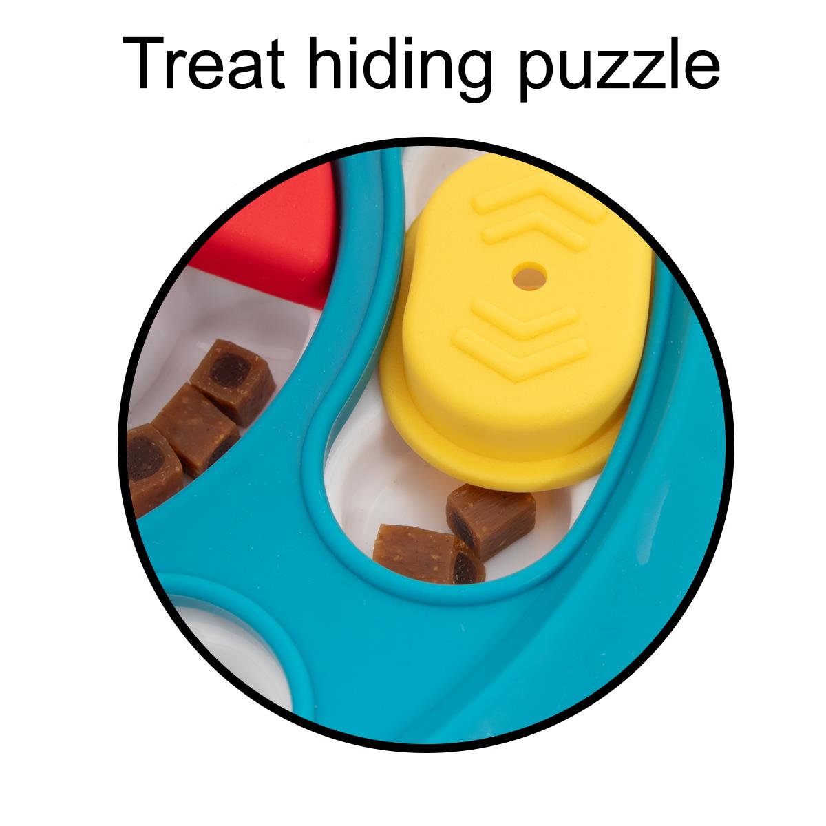 Treat Puzzle Toy Pet Dog Puppy Squeaker Interactive Stimulating Play Enrichment - Picture 7 of 22
