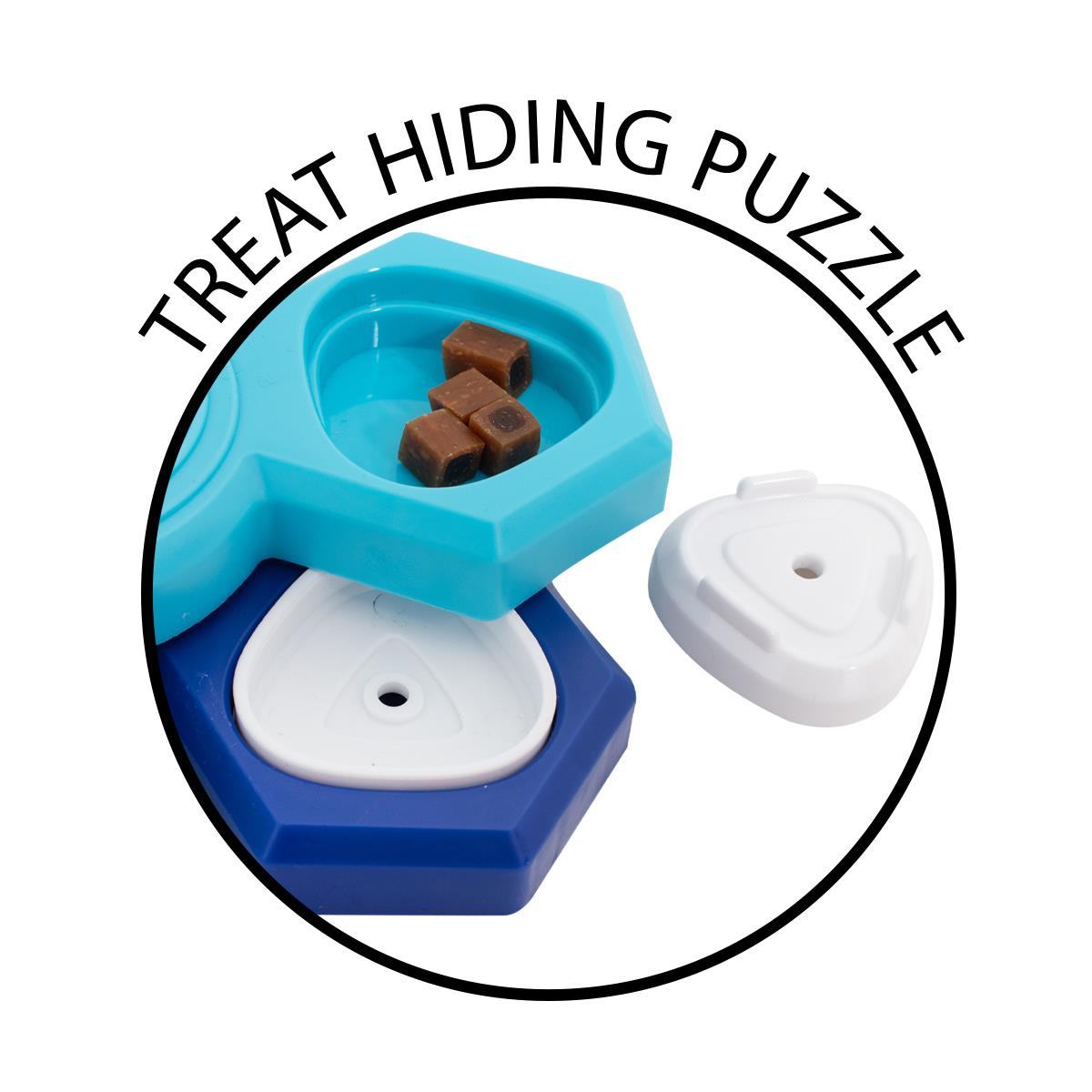 Treat Puzzle Toy Pet Dog Puppy Squeaker Interactive Stimulating Play Enrichment - Picture 12 of 22