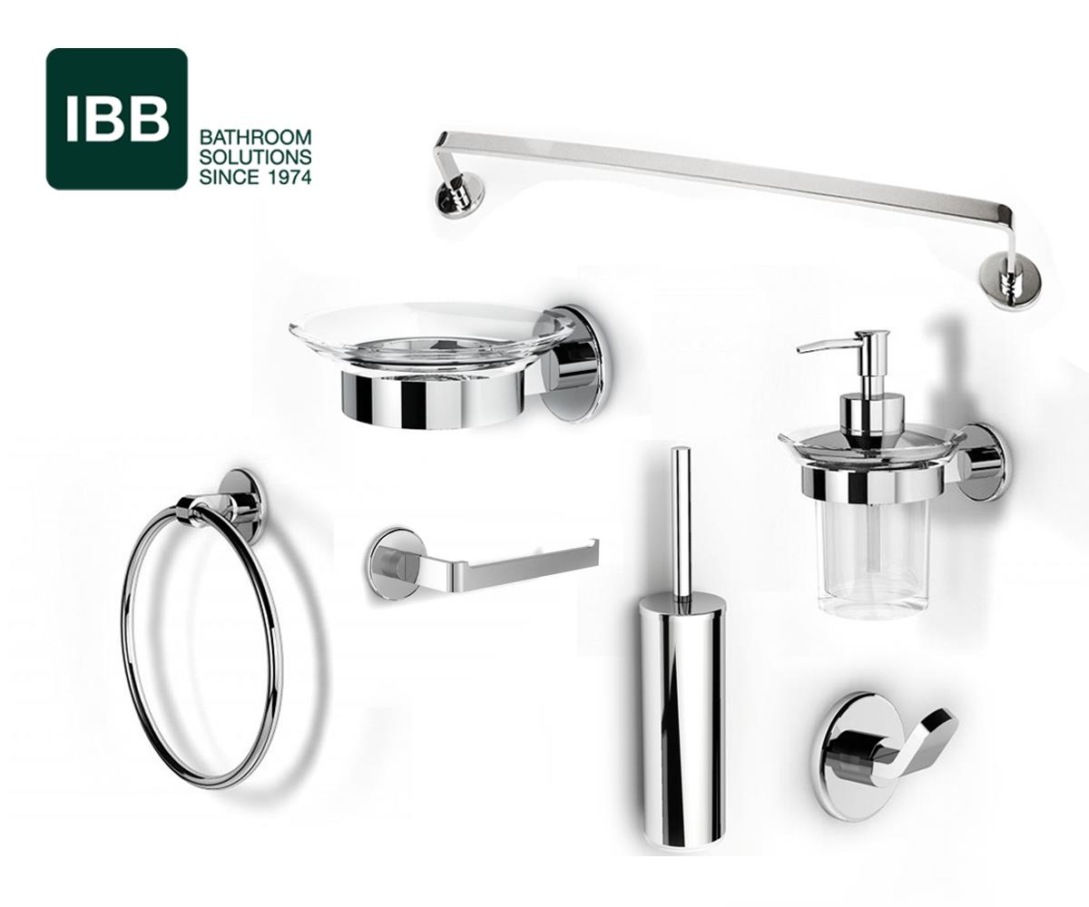 Bathroom Accessories 7 Piece Set Wall Mounted Stainless Steel Self