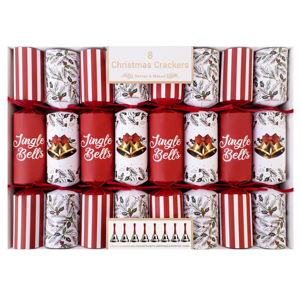 8 Xylophone Musical Christmas Crackers Festive Family Game Novelty Hats Bells - Picture 8 of 20
