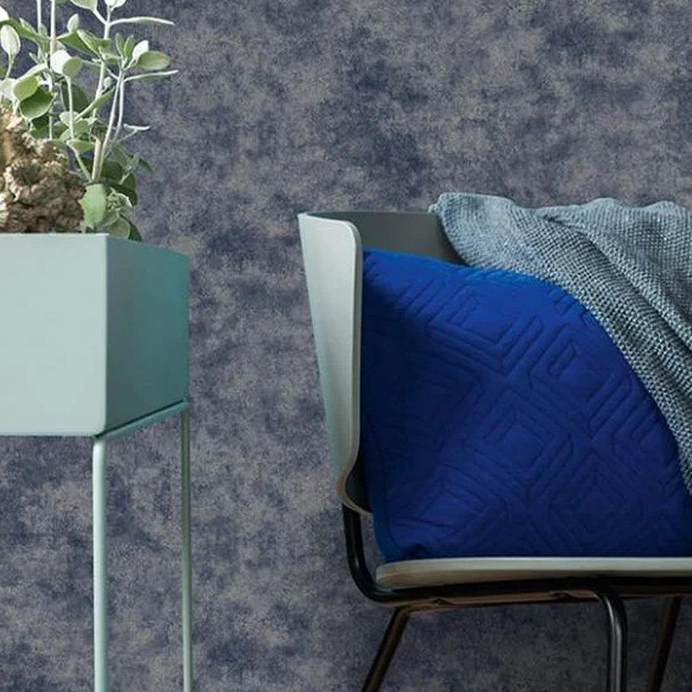 Crushed Velvet Wallpaper Grey Teal Navy Textured Embossed Glitter Non