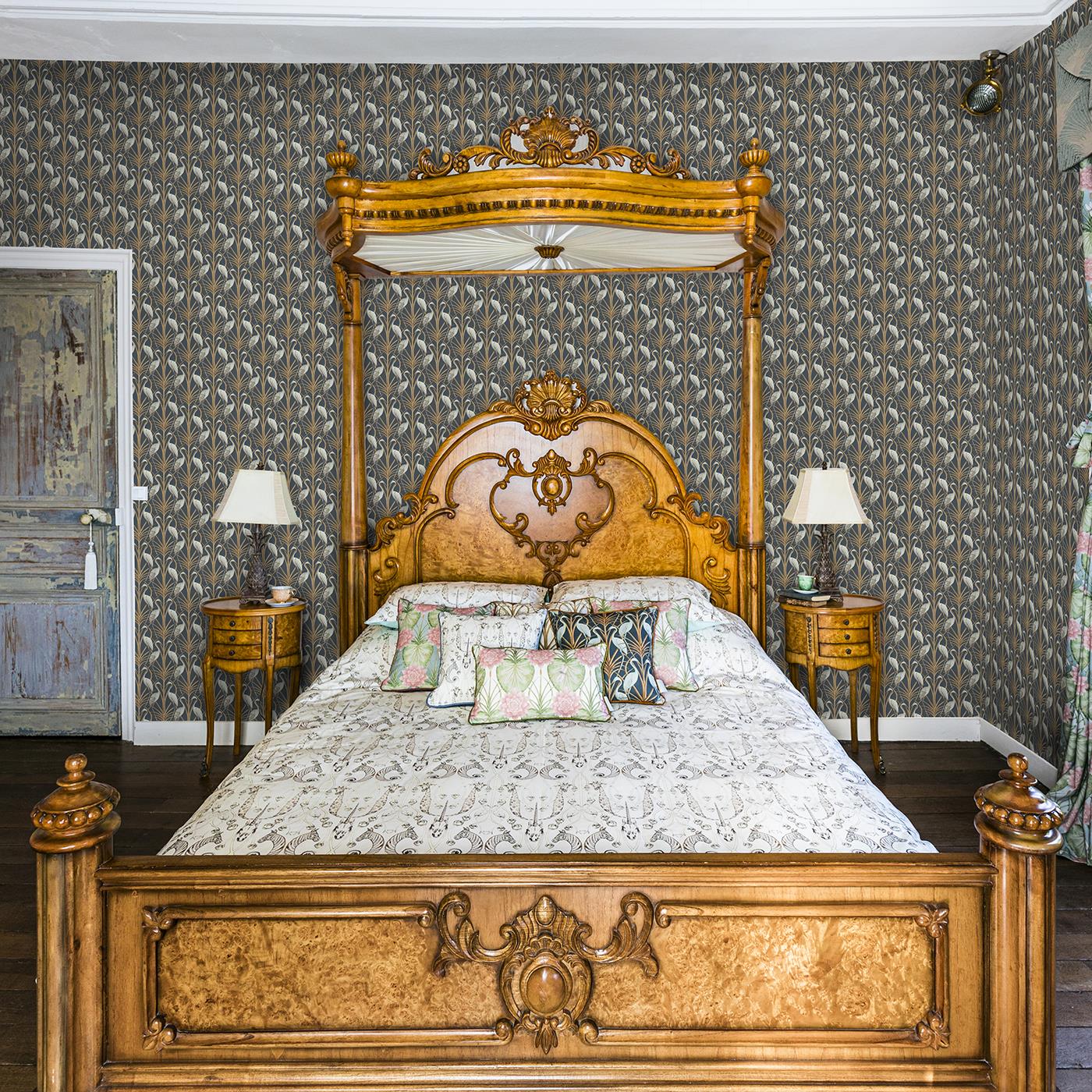 Angel Strawbridge The Chateau Wallpaper Heron Museum Lily