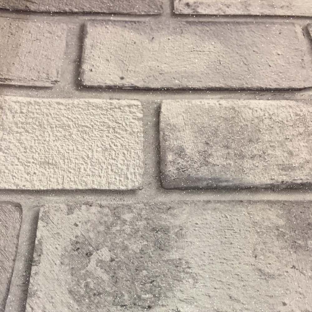 Arthouse Diamond Brick Silver Glitter Textured Vinyl Wallpaper Modern Wallpaper 5050192669412 eBay
