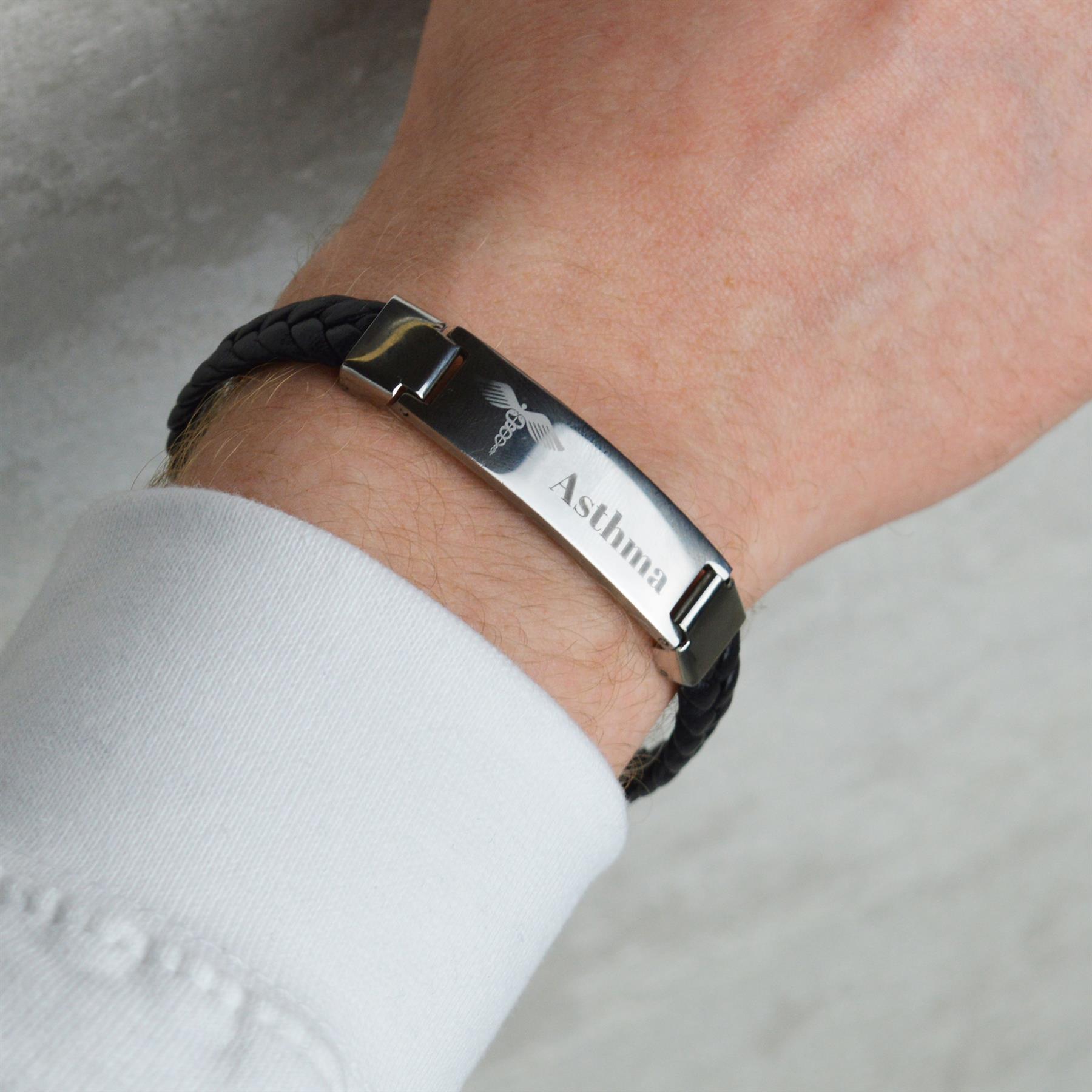 Medical Alert Bracelet Stainless Steel 