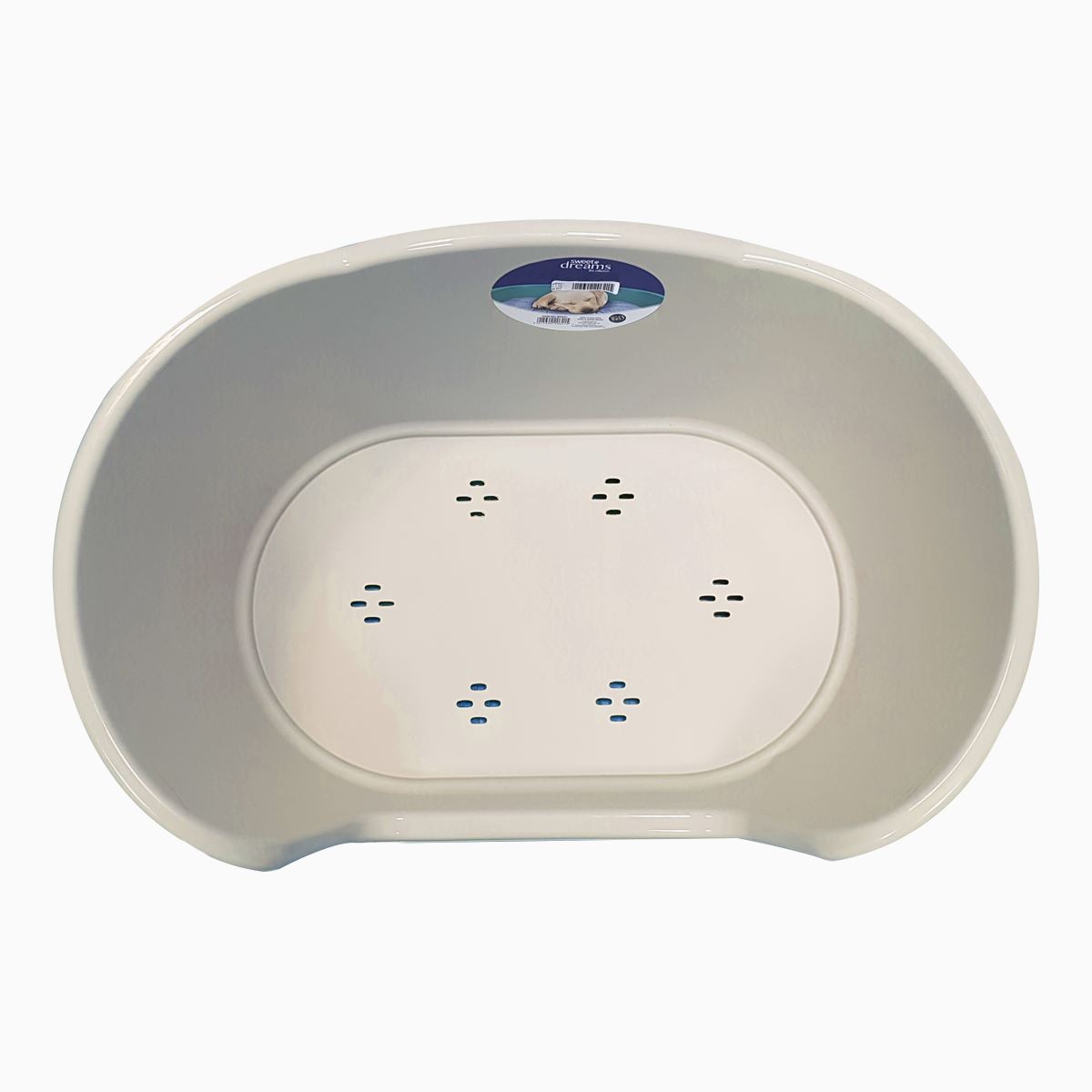 Plastic Pet Bed Heavy Duty Waterproof Cat Dog Basket Large All Colours