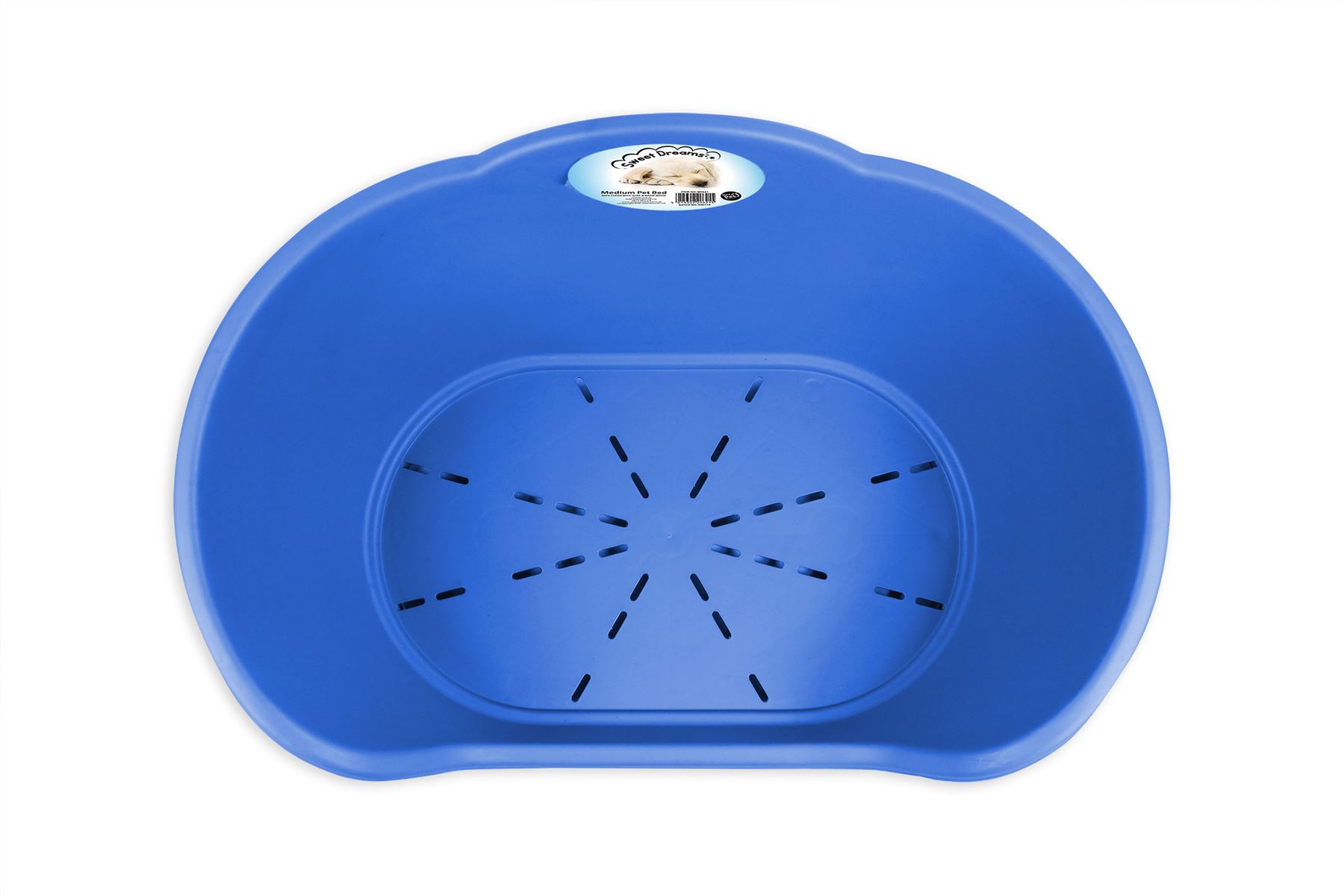 Plastic Pet Bed Heavy Duty Waterproof Cat Dog Basket Medium All Colours