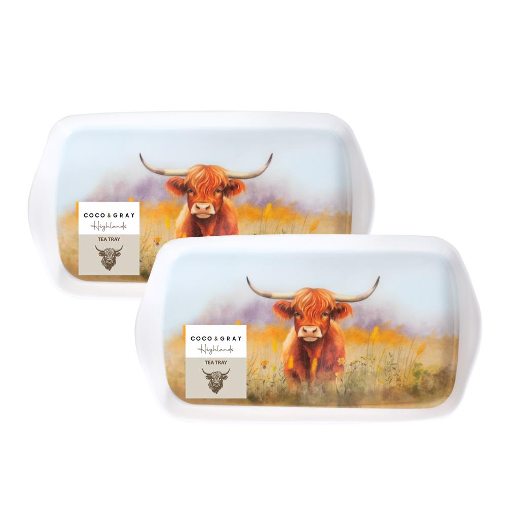 Accessori cucina pranzo a tema mucca Highland tazze vassoi sottobicchieri tovagliette - Foto 66 di 72