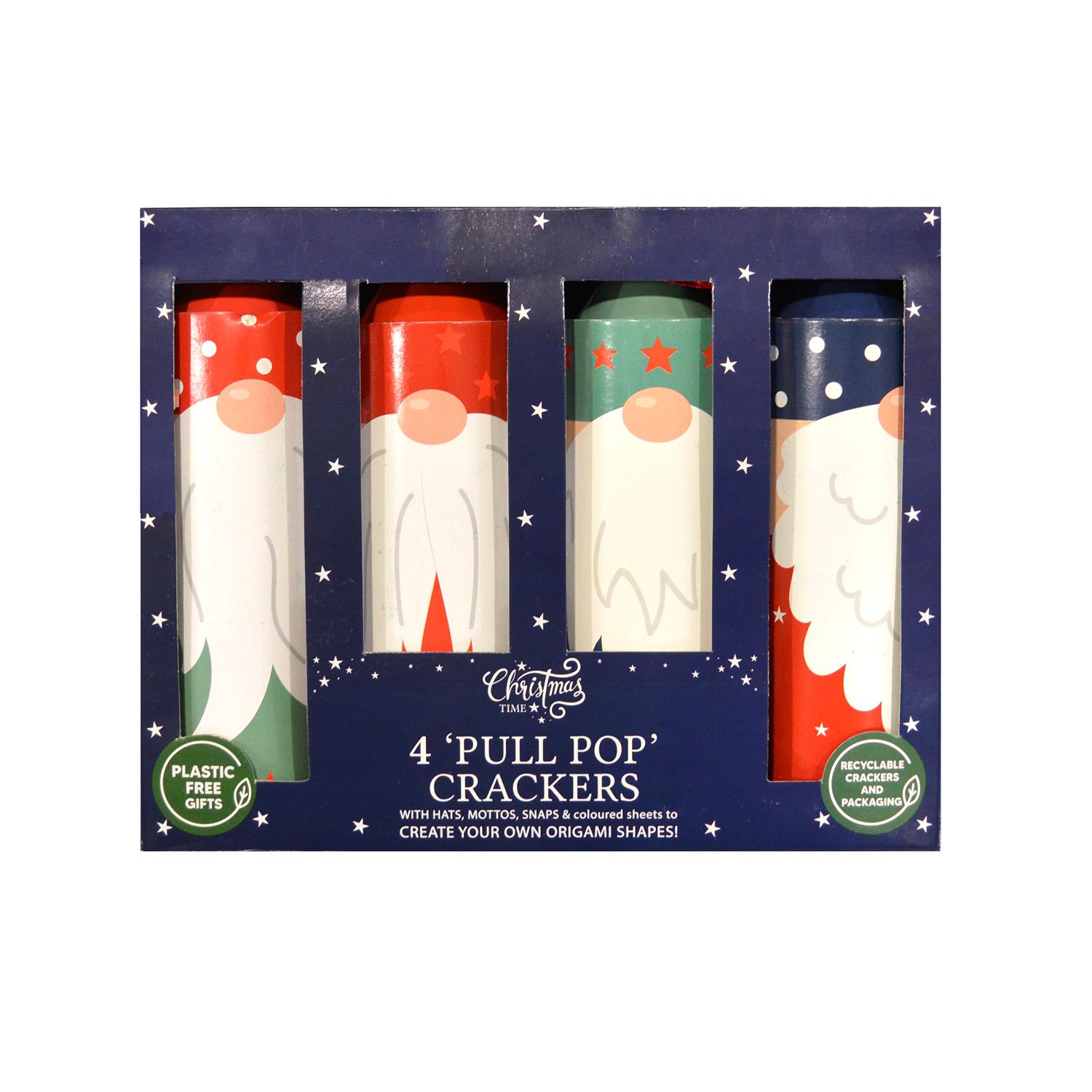 Pull Pop Christmas Crackers Gonks Gingerbread Man Or Santa And Friends - Picture 6 of 12