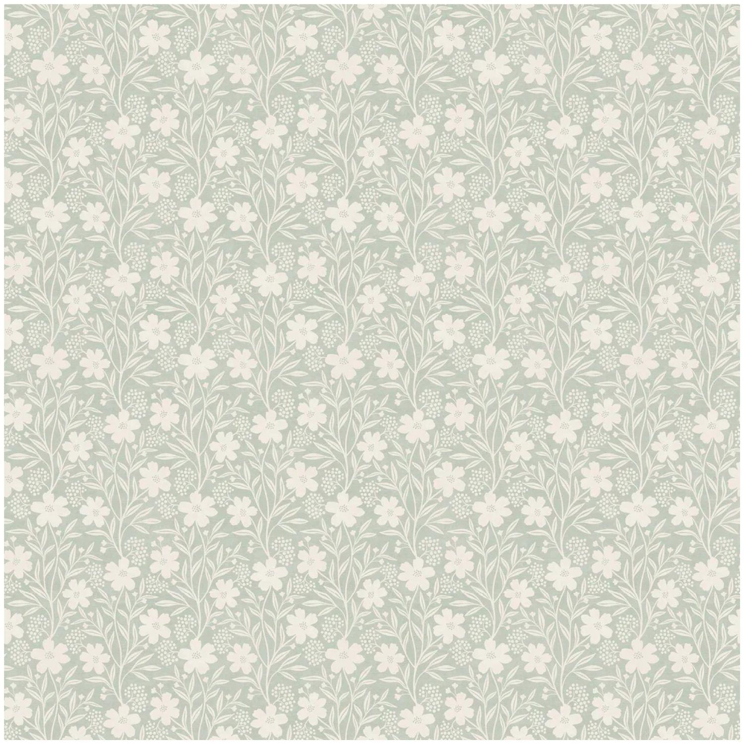 Arthouse Berry Floral Sage Wallpaper Washable Paste The Paper Bedroom