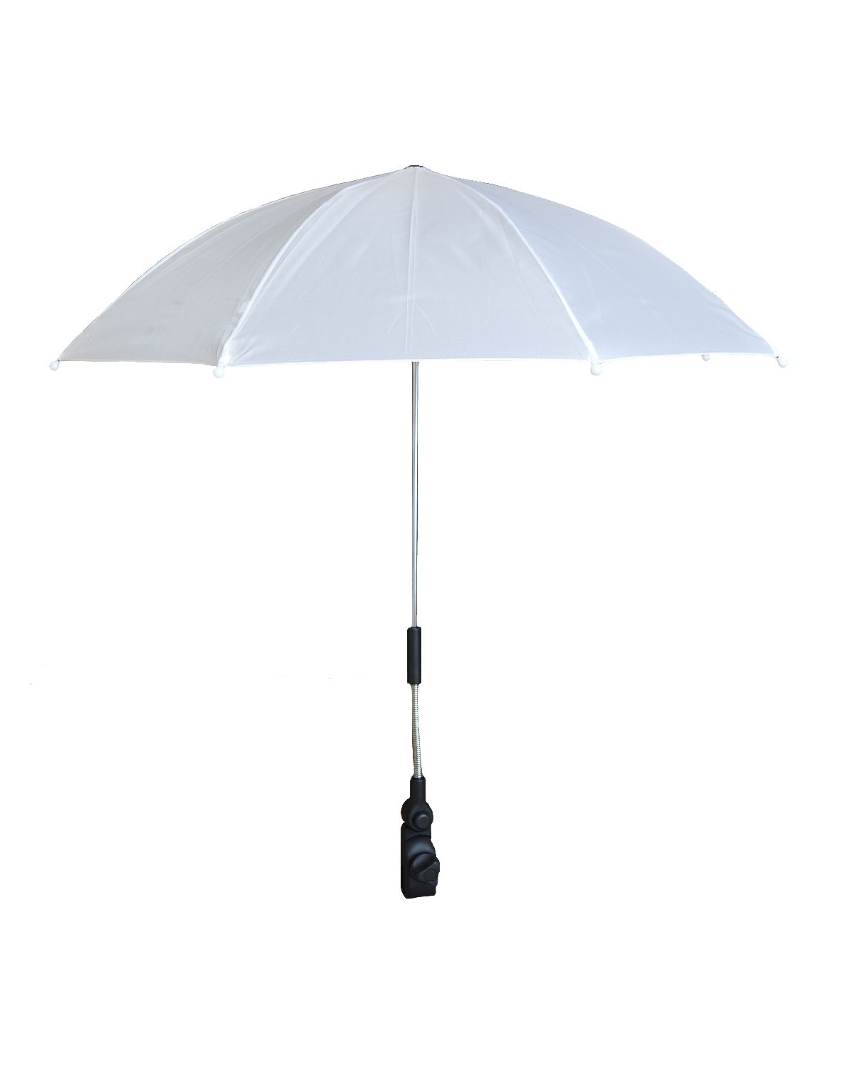 white pram parasol