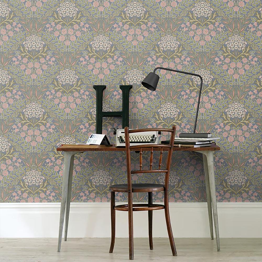 Grandeco Arts Floral Wallpaper Flowers Naturistic Leaves Textured Paste The Wall - Picture 19 of 42