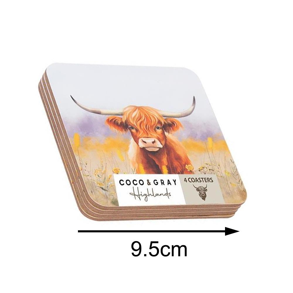 Accessori cucina pranzo a tema mucca Highland tazze vassoi sottobicchieri tovagliette - Foto 30 di 72