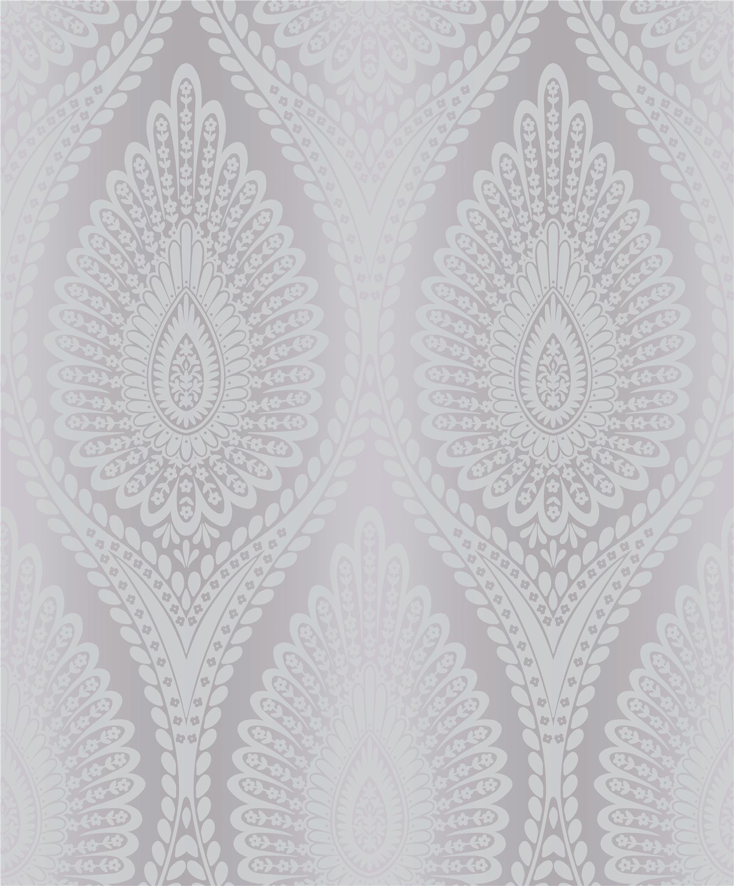 Lilac Purple Floral Wallpaper Leaf Birds Hearts Stars Flowers Stripes