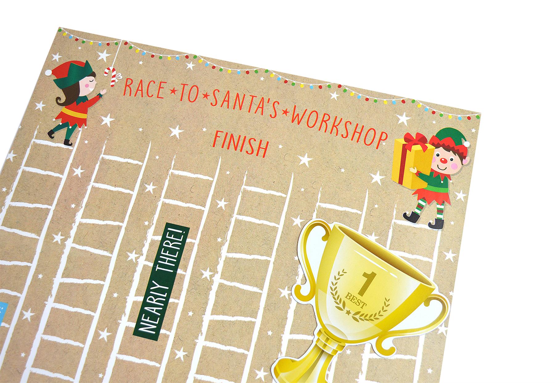 6 Christmas Crackers Family Xmas Eve Game Racing Reindeer , Santa Elf - Picture 4 of 8