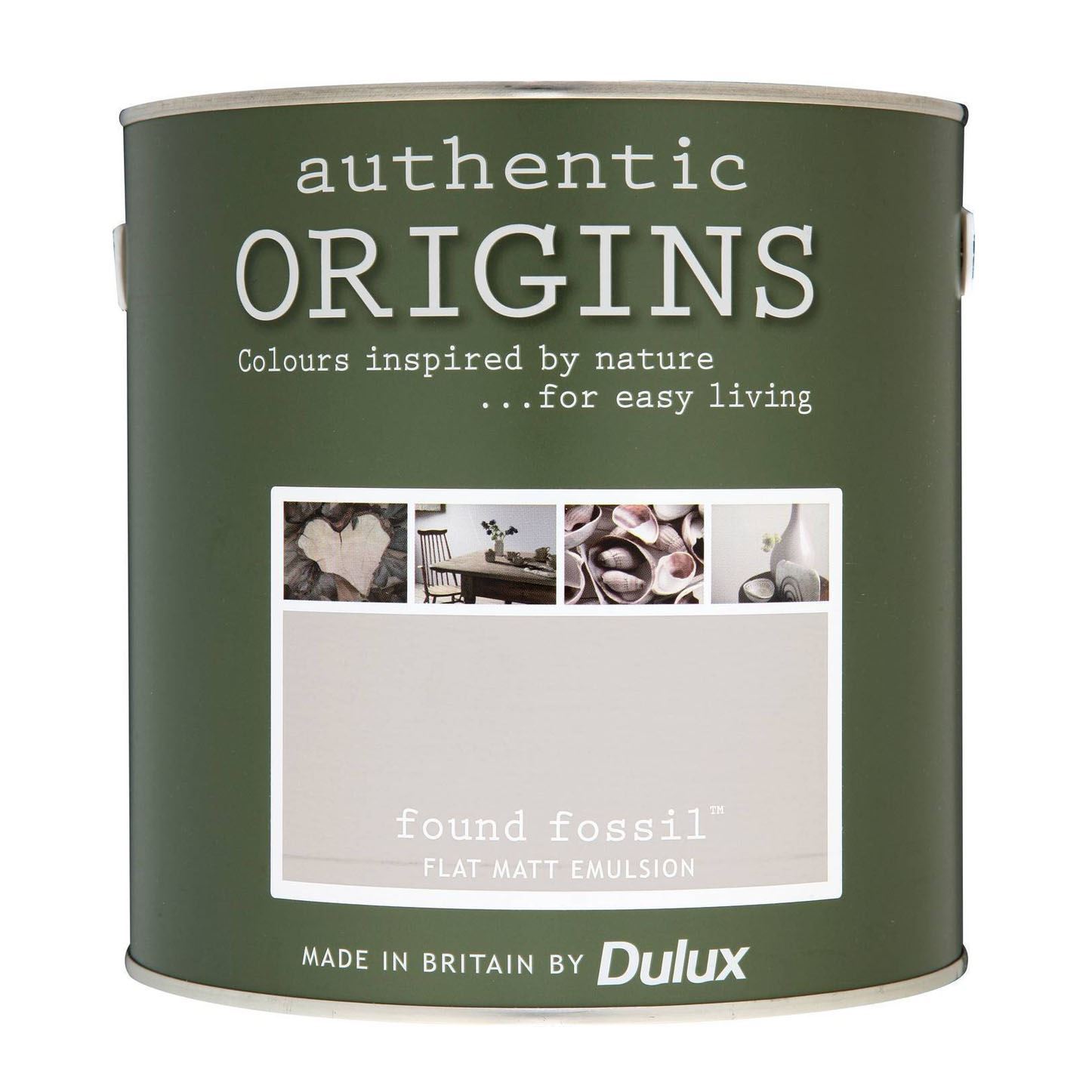 Dulux Authentic Origins Found Fossil Matt 2.5l Paint Flat Finish