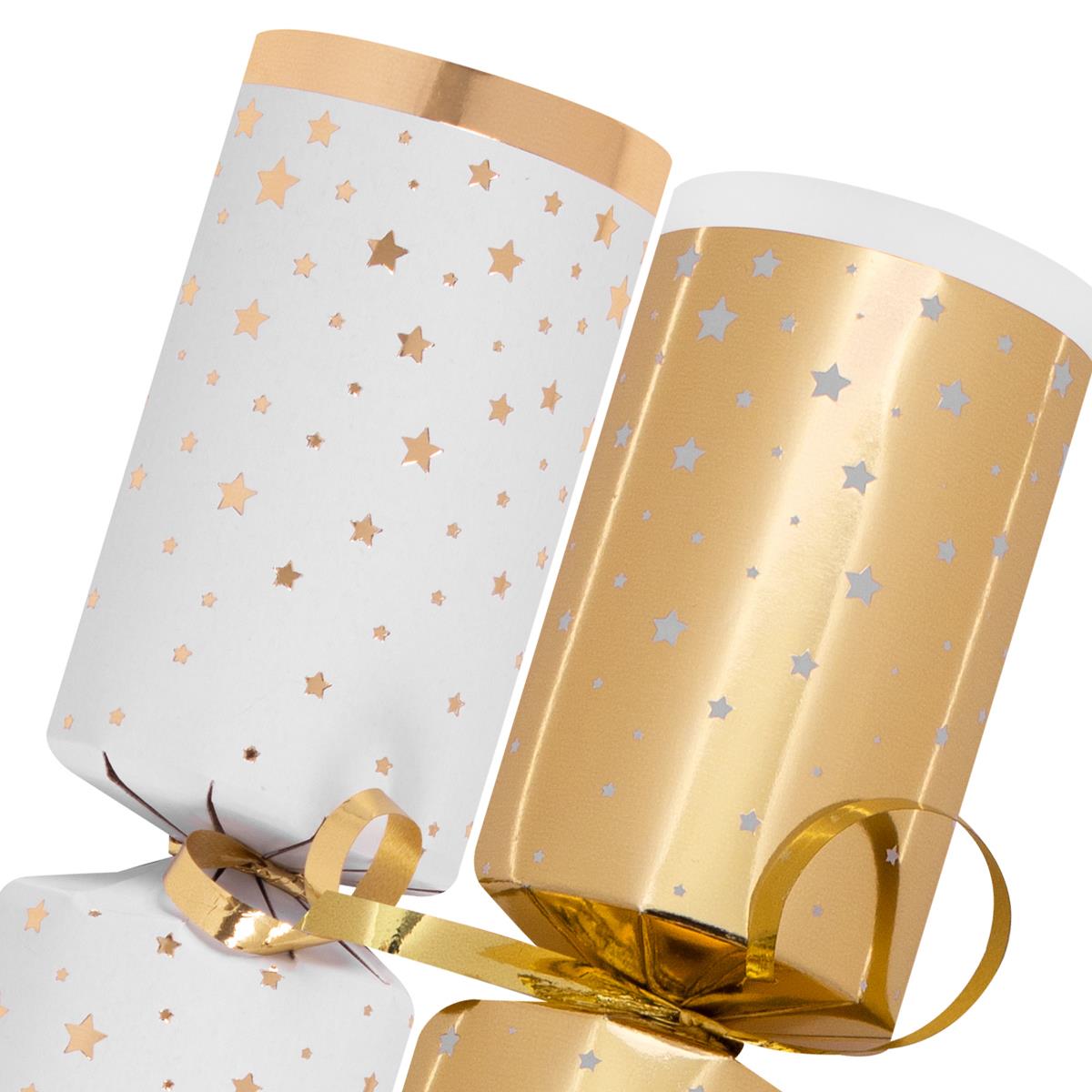Catering Christmas Crackers Pack of 50 Gold Silver Party Wedding Hats Gifts - Picture 6 of 17