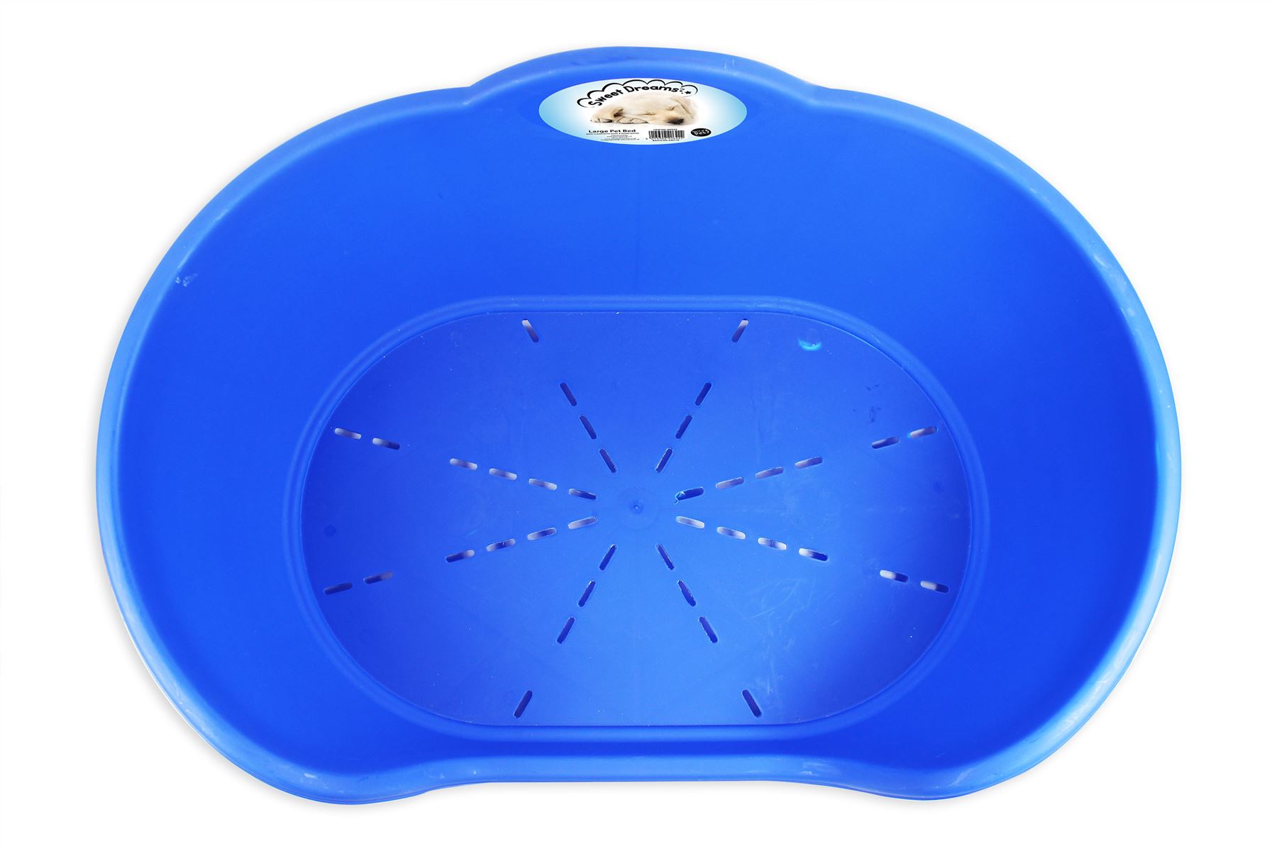 Plastic Pet Bed Heavy Duty Waterproof Cat Dog Basket Large All Colours