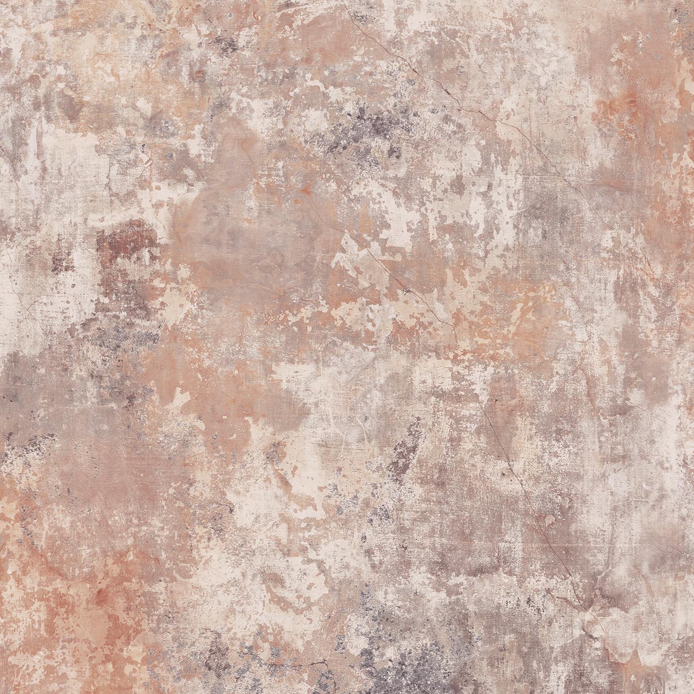 Grandeco Plaster Blush Wallpaper Industrial Concrete Effect Textured