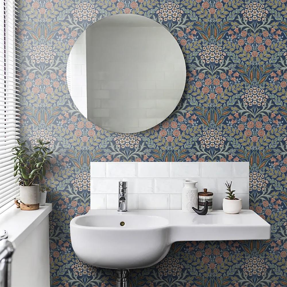 Grandeco Arts Floral Wallpaper Flowers Naturistic Leaves Textured Paste The Wall - Picture 29 of 42