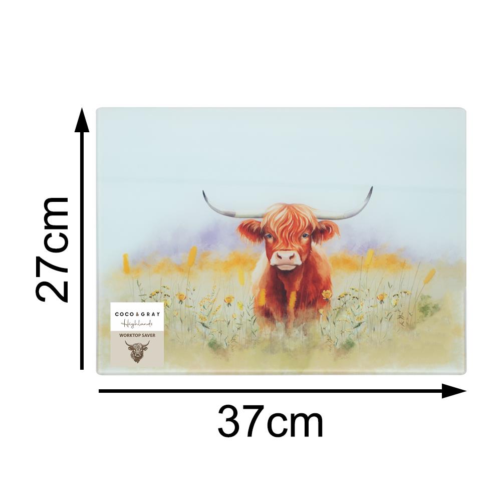 Tempered Glass Worktop Saver Chopping Food Board Anti Slip Surface Protector - Picture 8 of 99