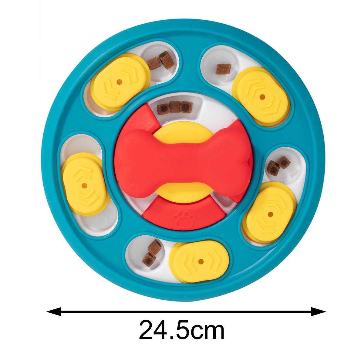 Treat Puzzle Toy Pet Dog Puppy Squeaker Interactive Stimulating Play Enrichment - Picture 6 of 22