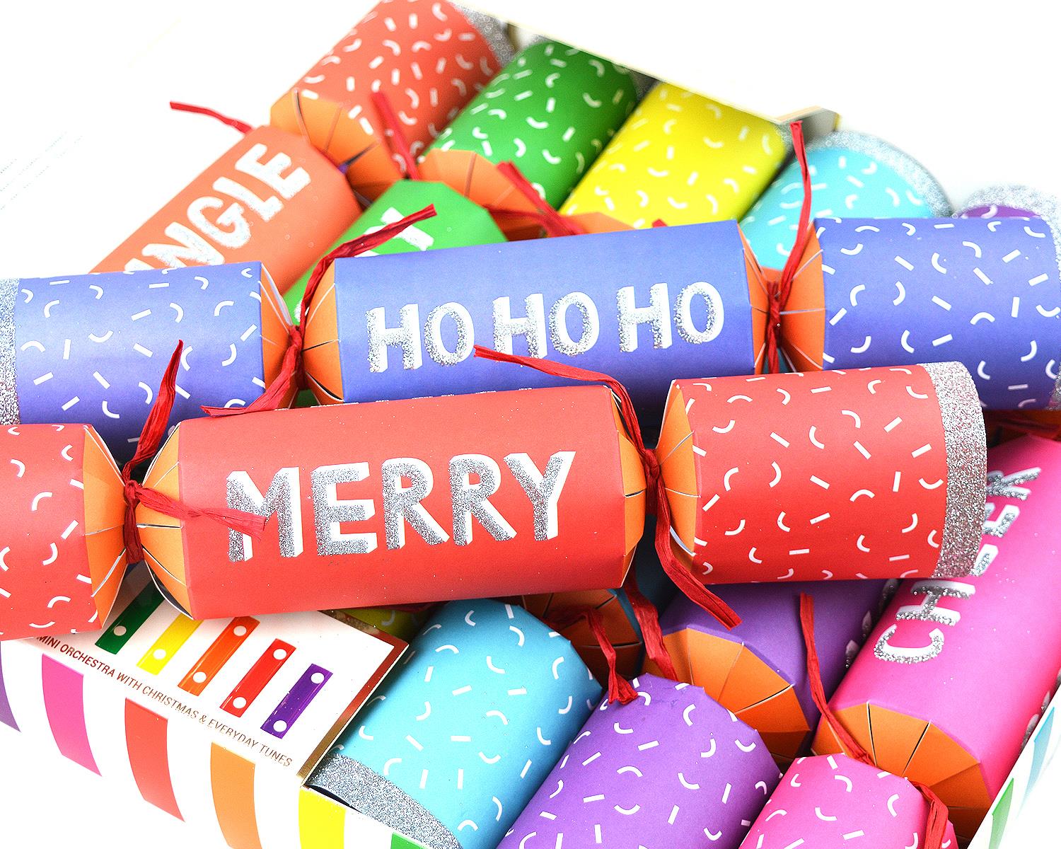 8 Xylophone Musical Christmas Crackers Festive Family Game Novelty Hats Bells - Picture 15 of 20