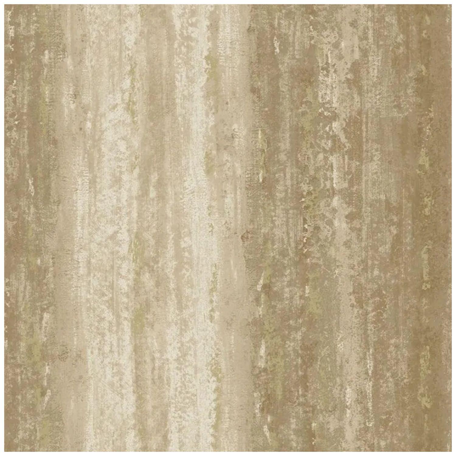 Holden Decor Statement Distressed Stripe Wallpaper Rust Metallic Paste Paper