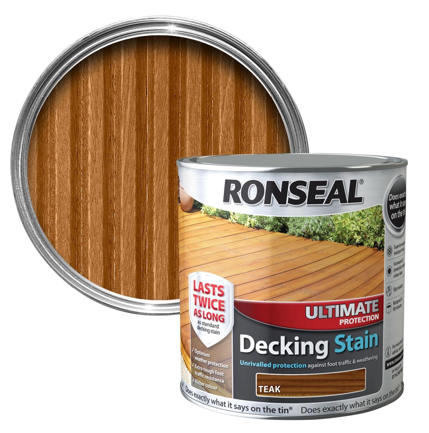 Ronseal Ultimate Protection Decking Stain Wood Paint