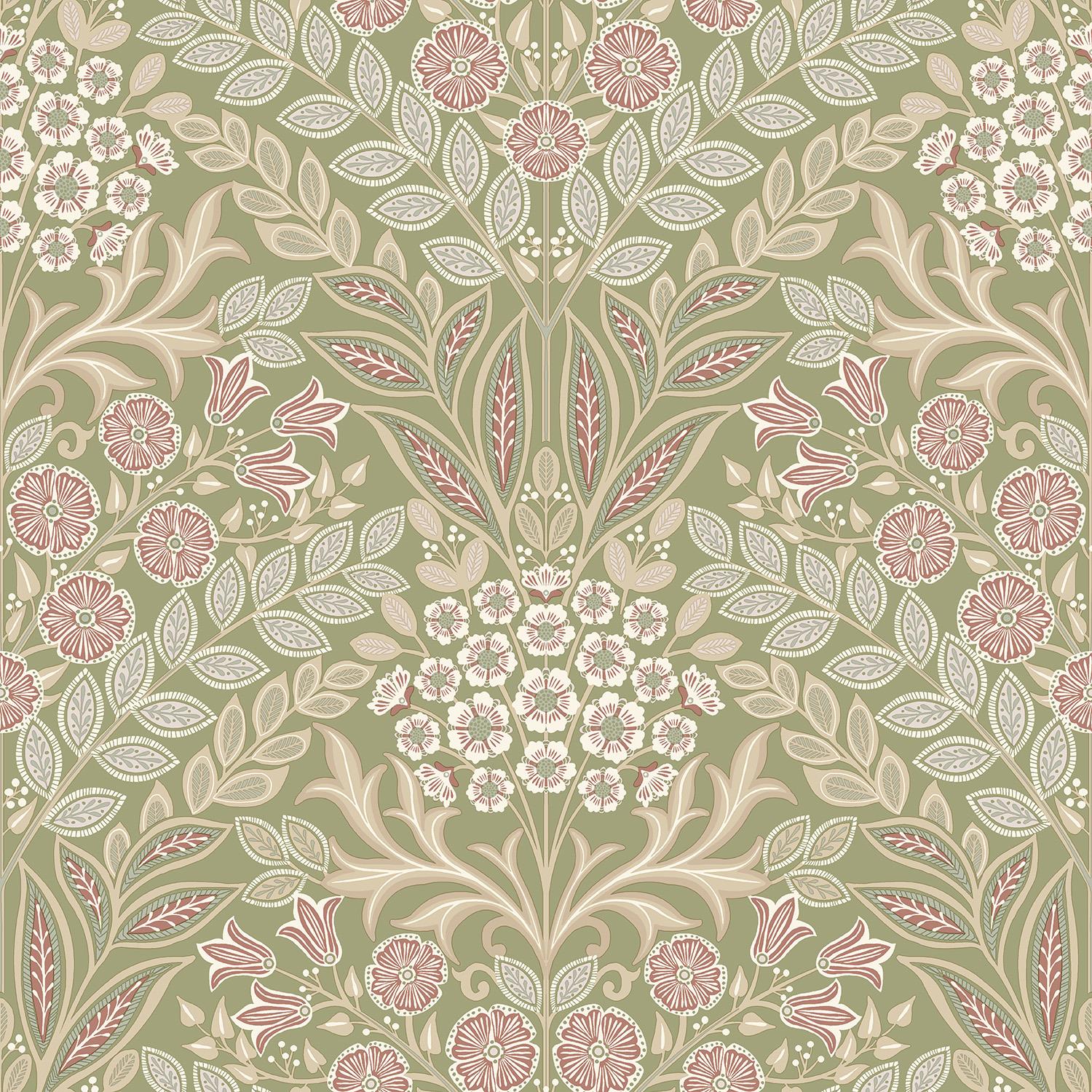 Grandeco Arts Floral Wallpaper Flowers Naturistic Leaves Textured Paste The Wall - Picture 7 of 42