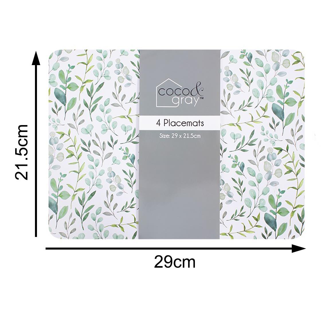 4er Pack Untersetzer und Platzsets schwarz elegant oder grau Schmetterling Design - Bild 62 von 94