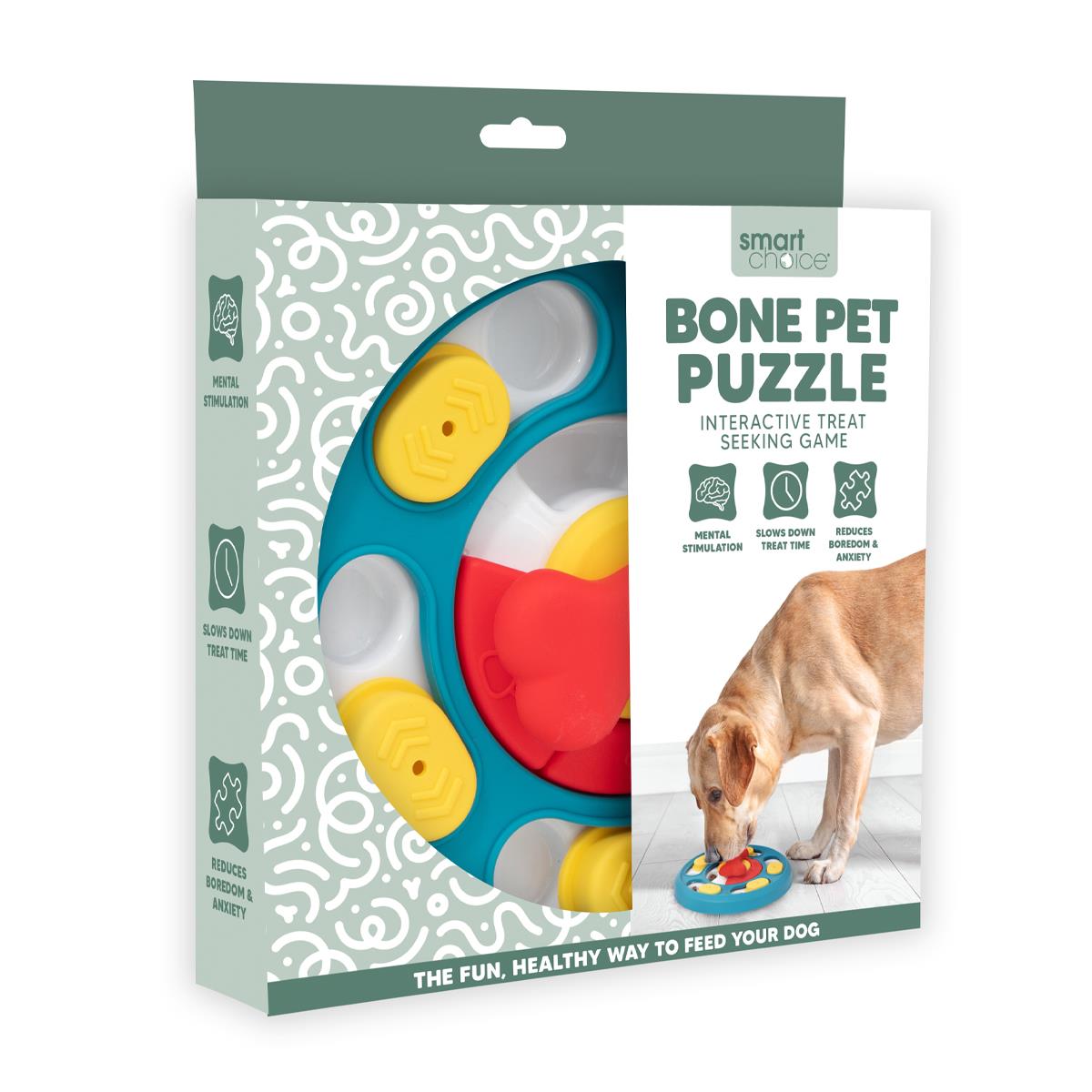 Treat Puzzle Toy Pet Dog Puppy Squeaker Interactive Stimulating Play Enrichment - Picture 4 of 22