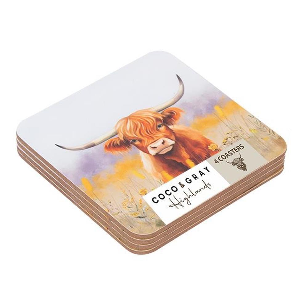 Accessori cucina pranzo a tema mucca Highland tazze vassoi sottobicchieri tovagliette - Foto 28 di 72