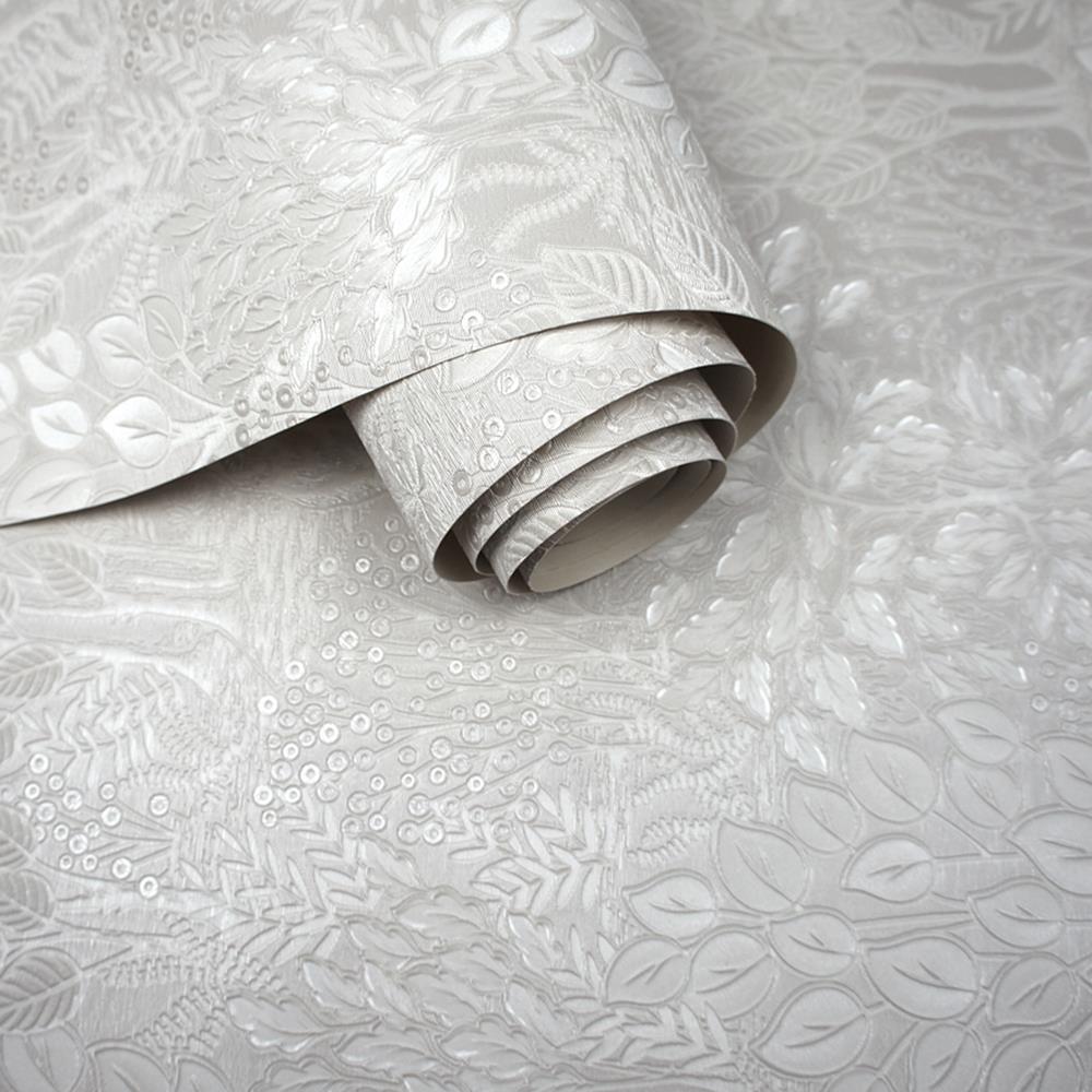 Opus Majella Wallpaper Holden Textured Heavy Weight Vinyl Floral Green