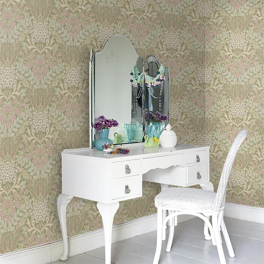 Grandeco Arts Floral Wallpaper Flowers Naturistic Leaves Textured Paste The Wall - Picture 10 of 42