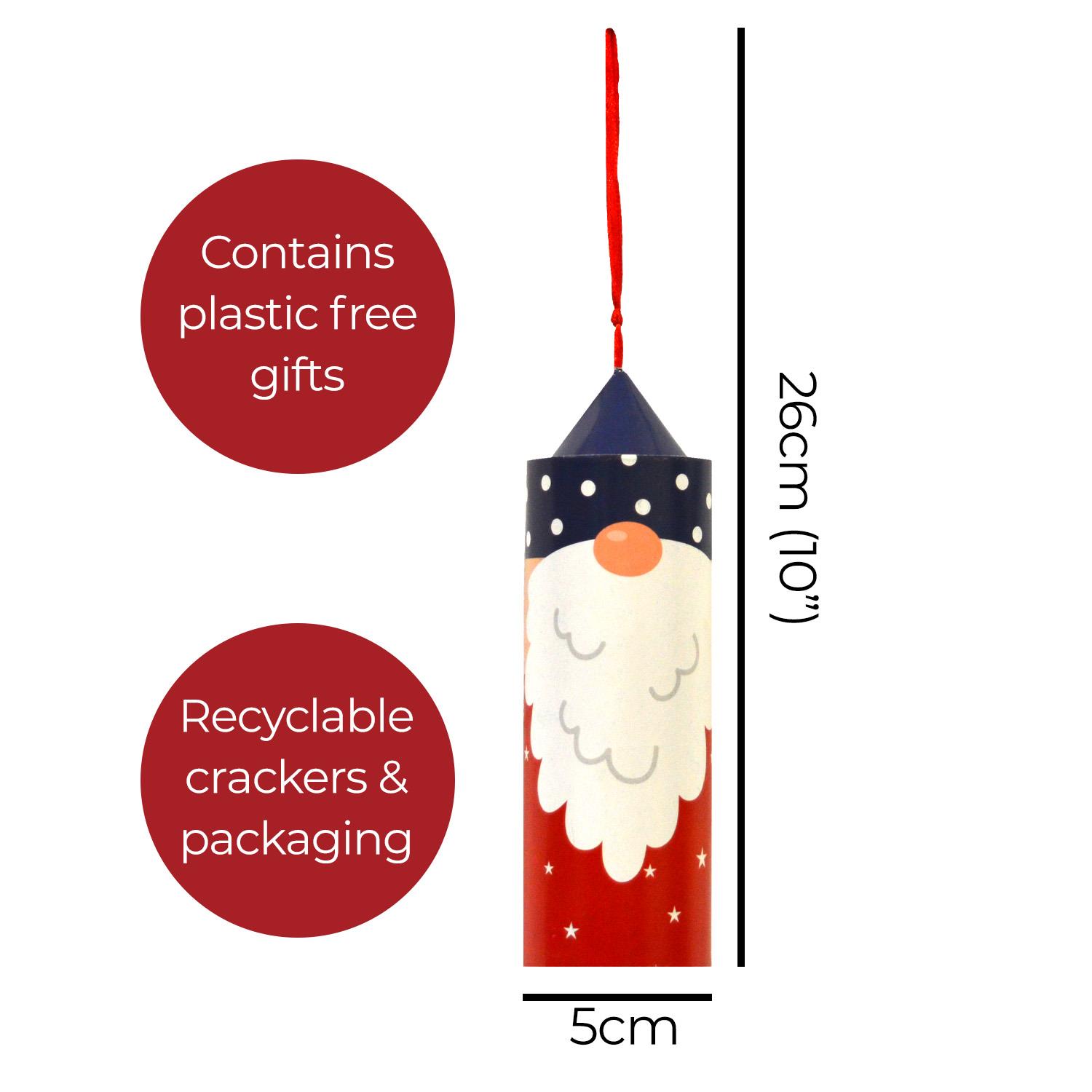 Pull Pop Christmas Crackers Gonks Gingerbread Man Or Santa And Friends - Picture 7 of 12