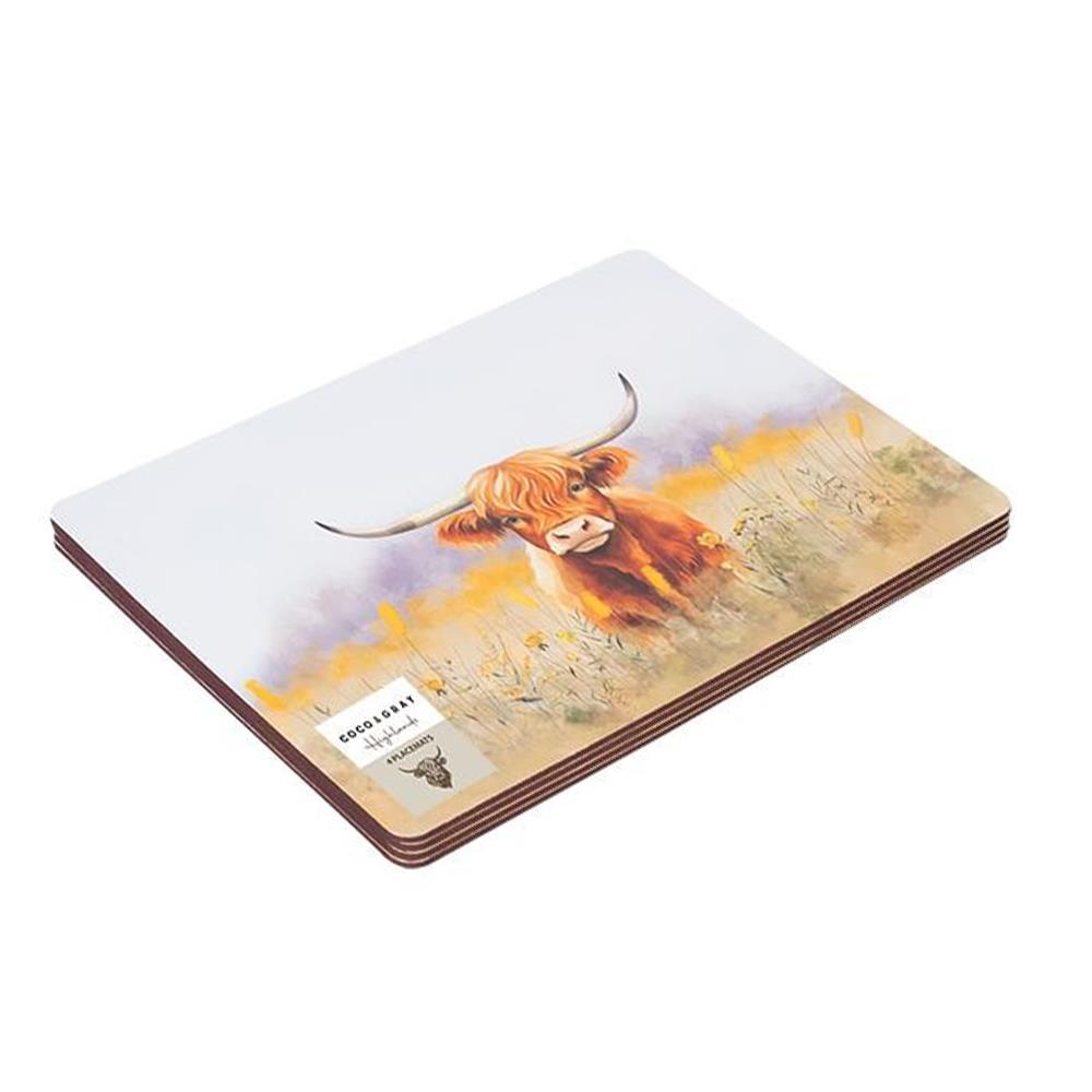 Accessori cucina pranzo a tema mucca Highland tazze vassoi sottobicchieri tovagliette - Foto 27 di 72