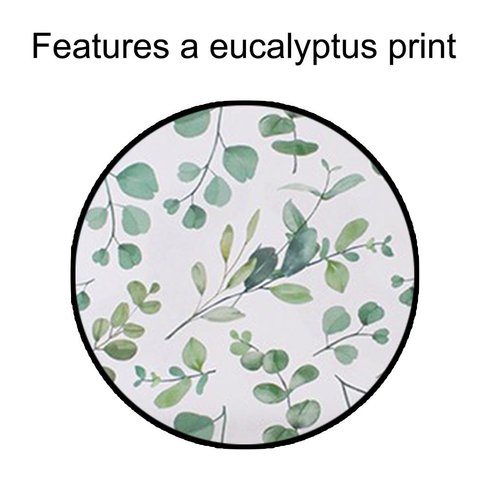 Eucalyptus Strawberry Serving Tray Tea Coffee Mugs Plastic Dish Floral Print - Picture 5 of 13