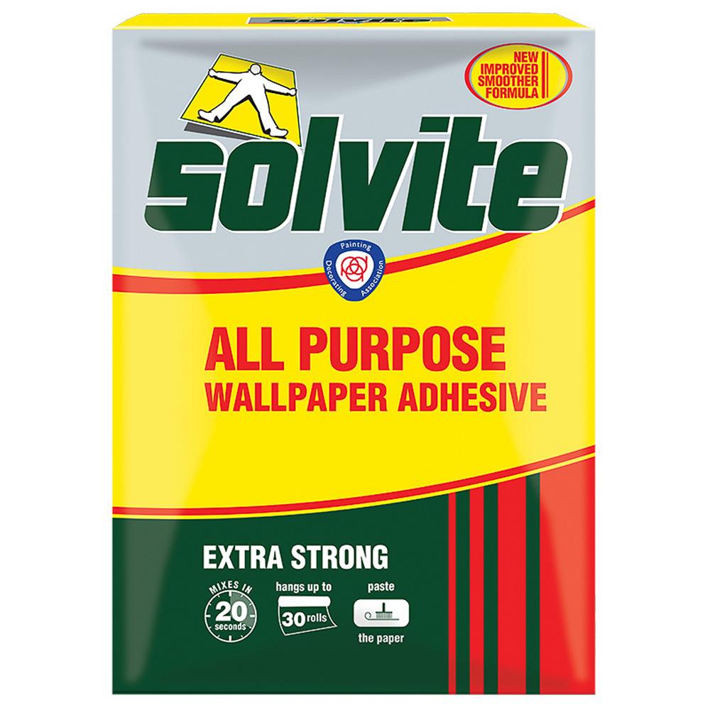 Solvite Wallpaper Paste All Purpose Extra Strong Adhesive Quick Easy 3 Sachet 5010305104339 eBay