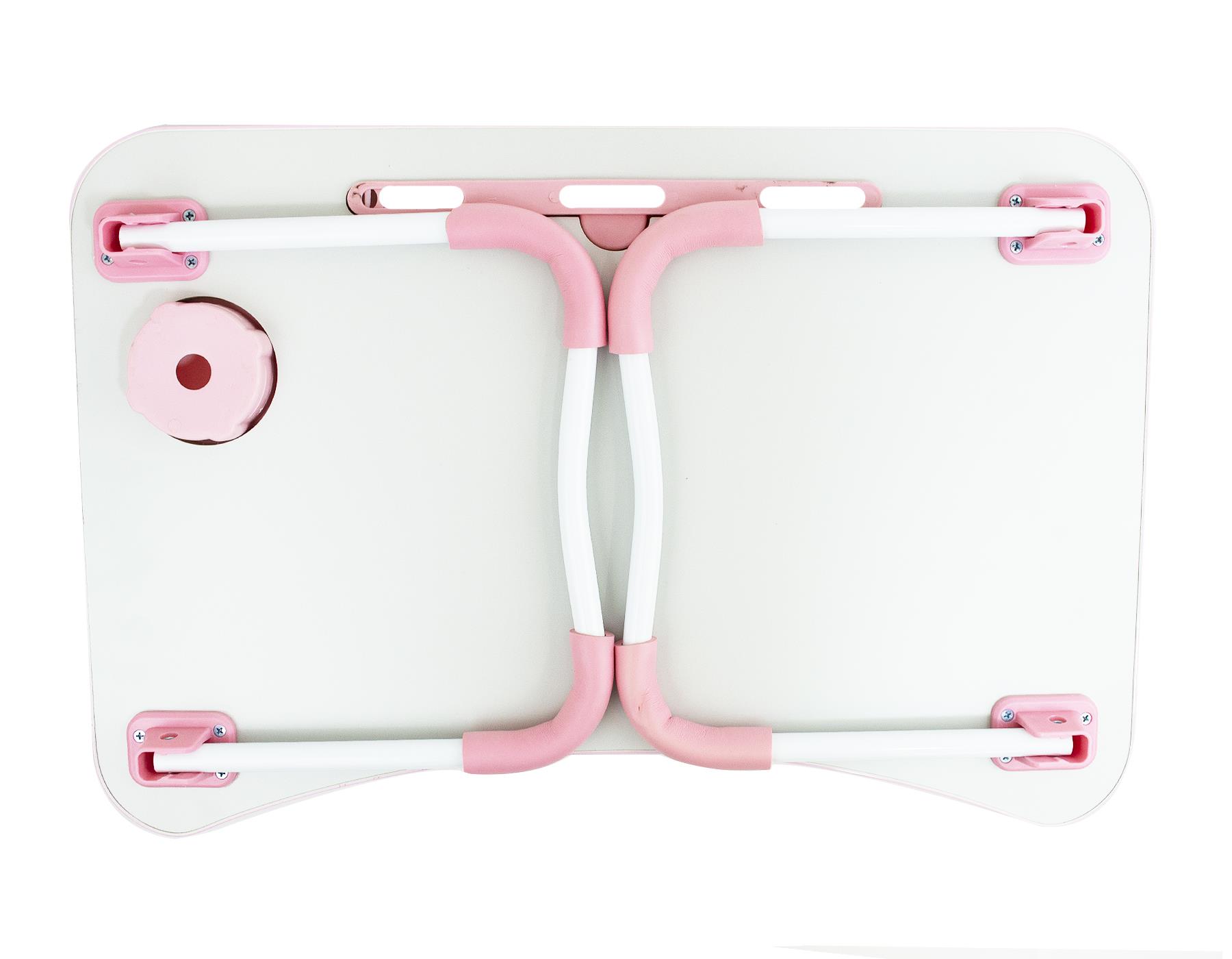 Laptop Table Lap Tray Bed Work Home Foldable Cup Holder Tablet Stand