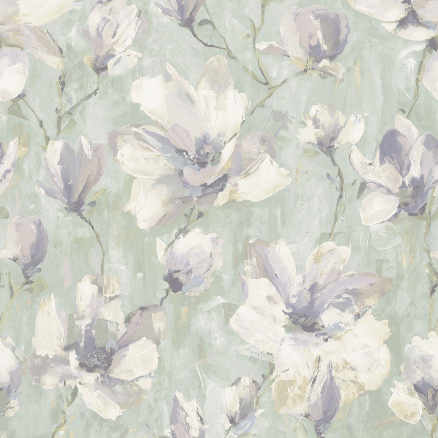 Grandeco Camilla Floral Teal/Rouge/Salbei Tapete Classic Paste The Wall Vinyl - Bild 7 von 17