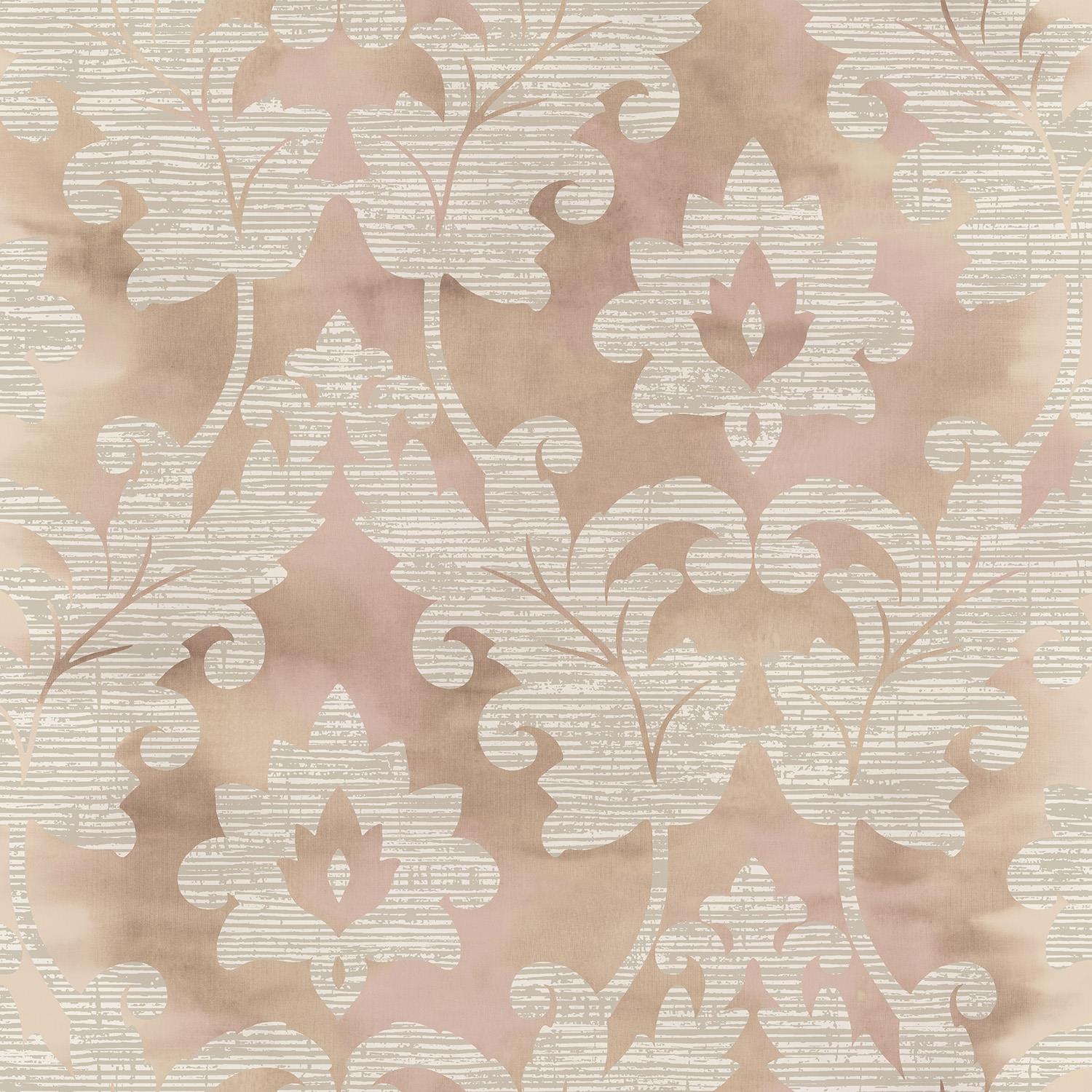 Wallquest Villa Rosa Damask Leaf Wallpaper Floral Leaves Acrylic Coated Stylish - Picture 20 of 25