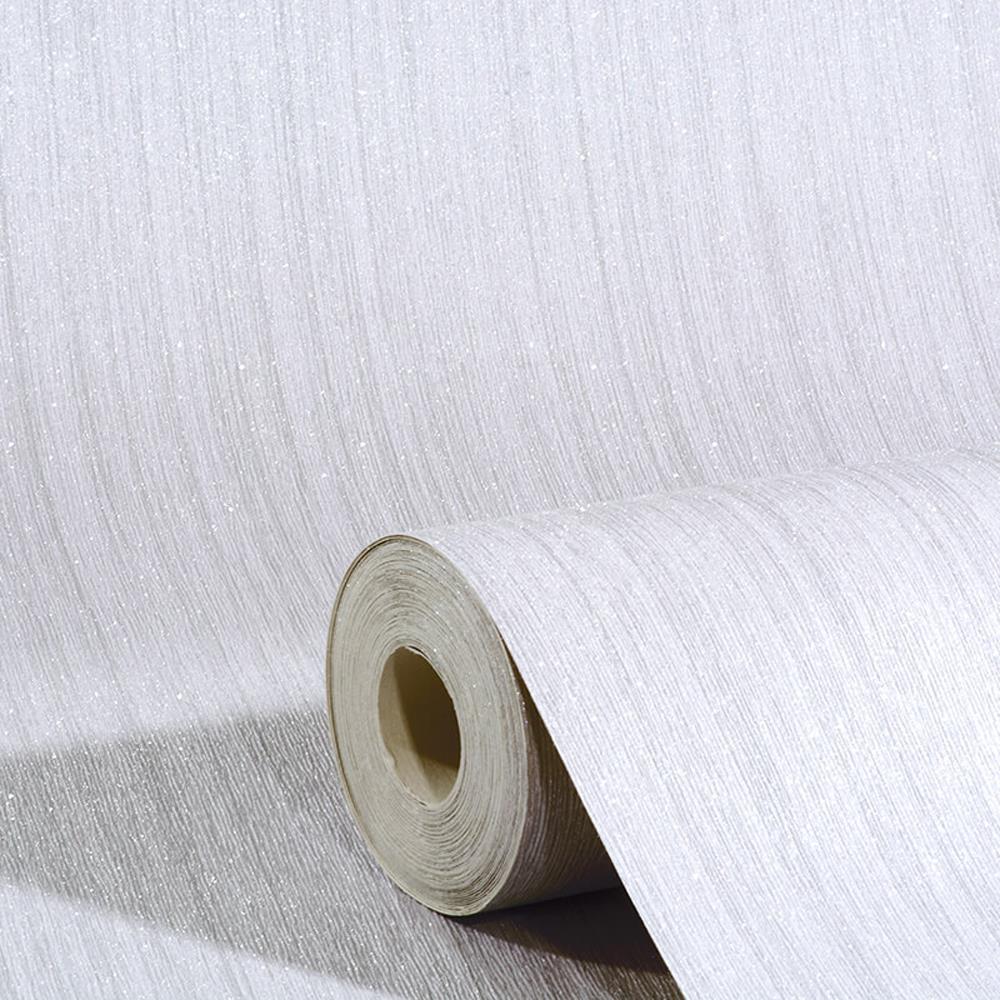 Arthouse Diamond Plain Silver Wallpaper 258006 Feature Textured Vinyl Glitter