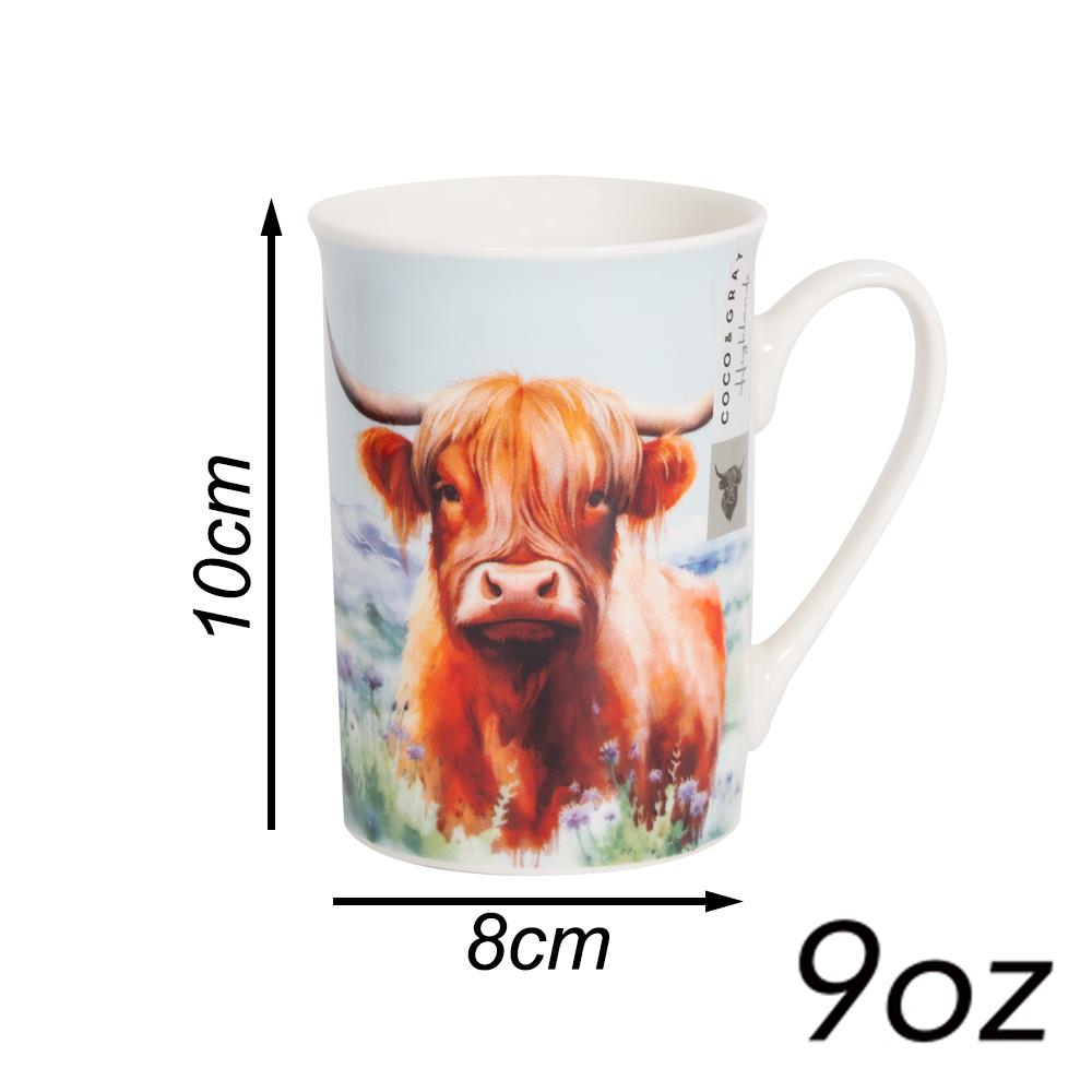 Accessori cucina pranzo a tema mucca Highland tazze vassoi sottobicchieri tovagliette - Foto 37 di 72