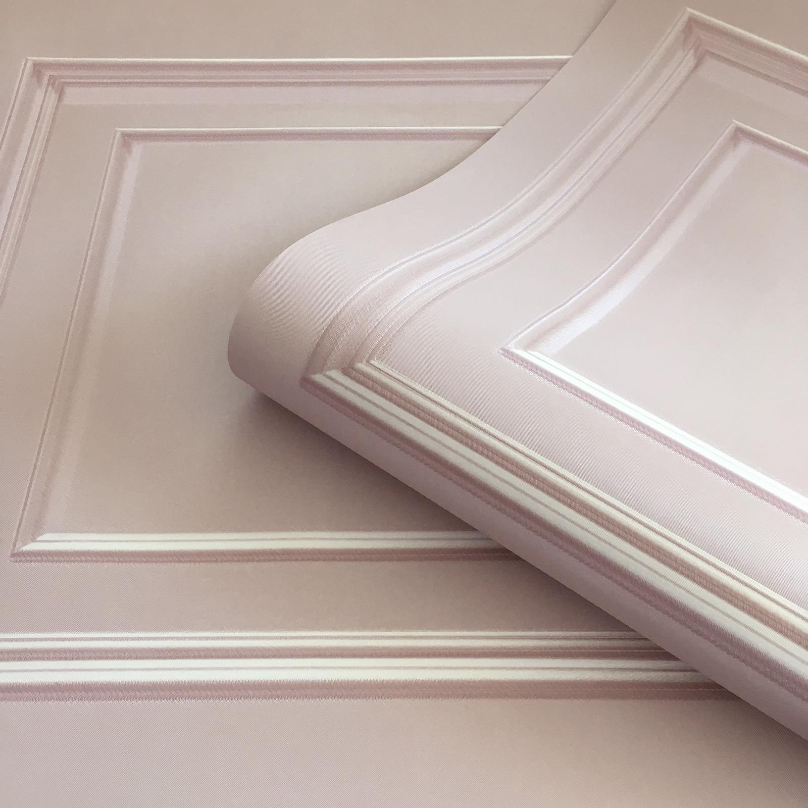 Carta da parati effetto pannello legno Belgravia Amara vinile