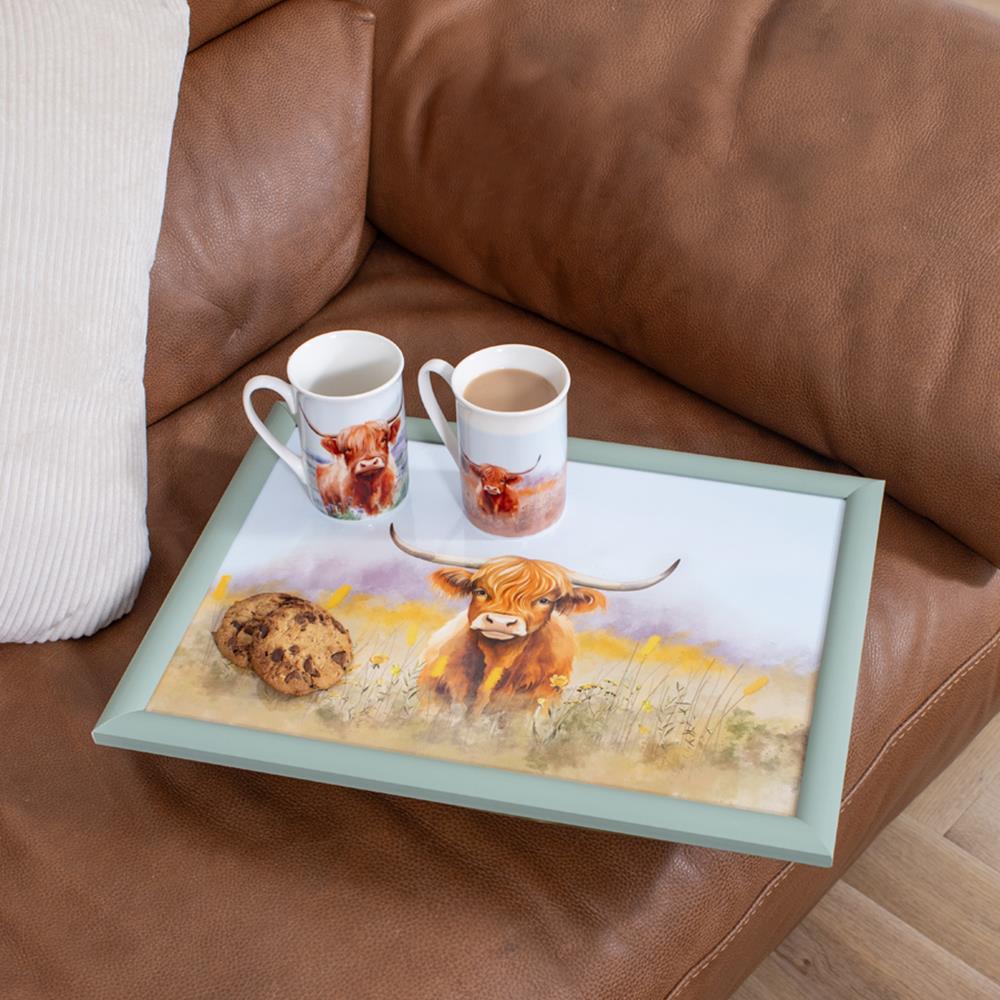 Accessori cucina pranzo a tema mucca Highland tazze vassoi sottobicchieri tovagliette - Foto 41 di 72